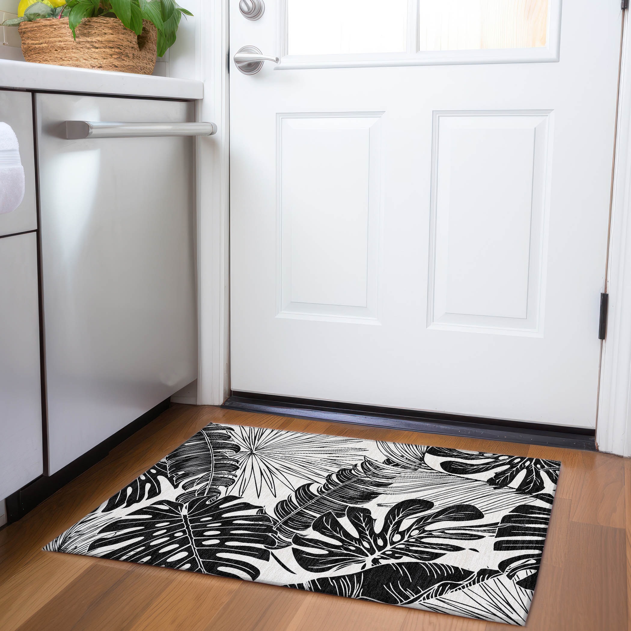 Addison Rugs AMF211MI20X30 Mayfield AMF211MI 2 x 3 (ft) Loomed Polyester Midnight Rectangular Indoor Abstract Machine washable Area rug