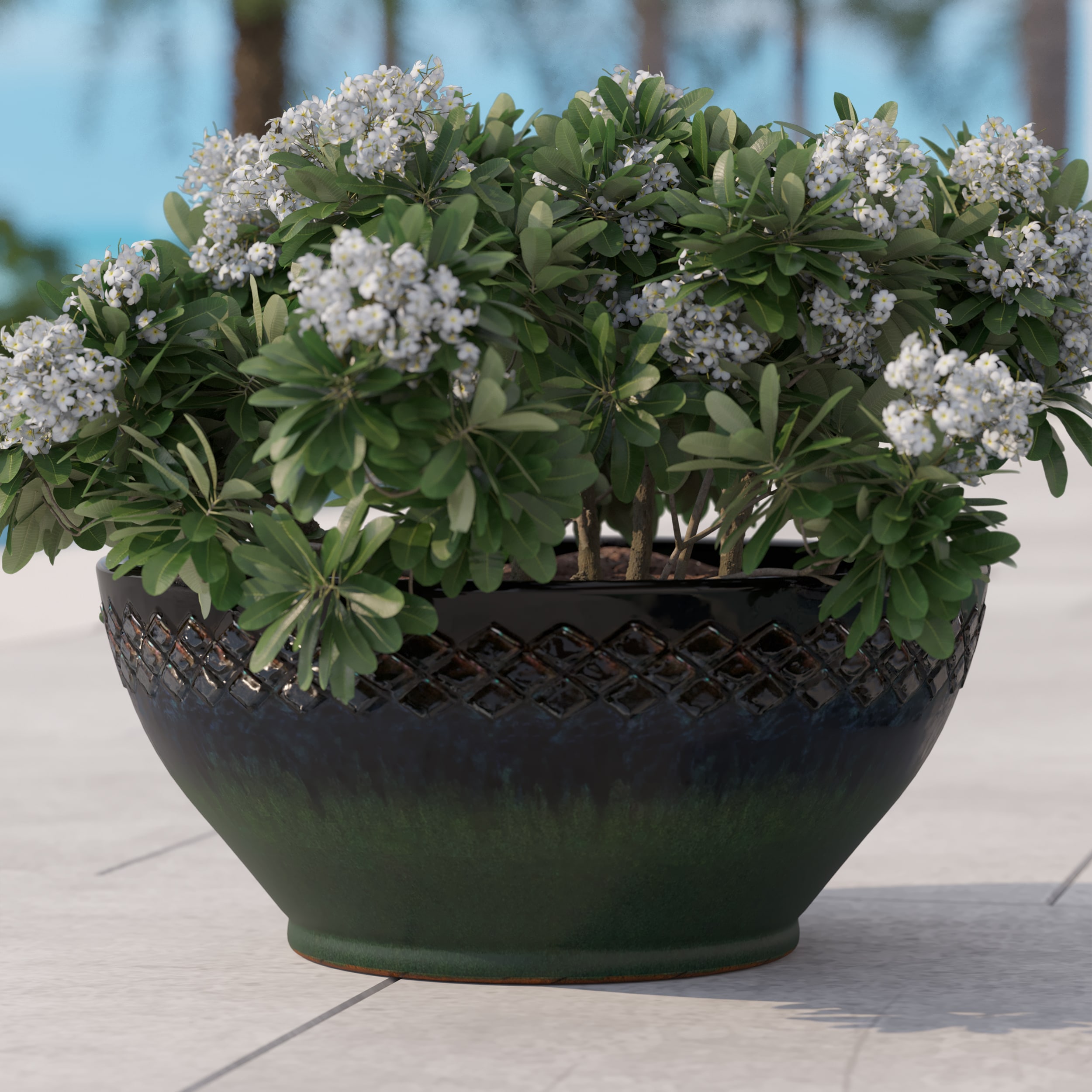 allen + roth Round 13-in W Small Multiple Colors/Finishes Ceramic