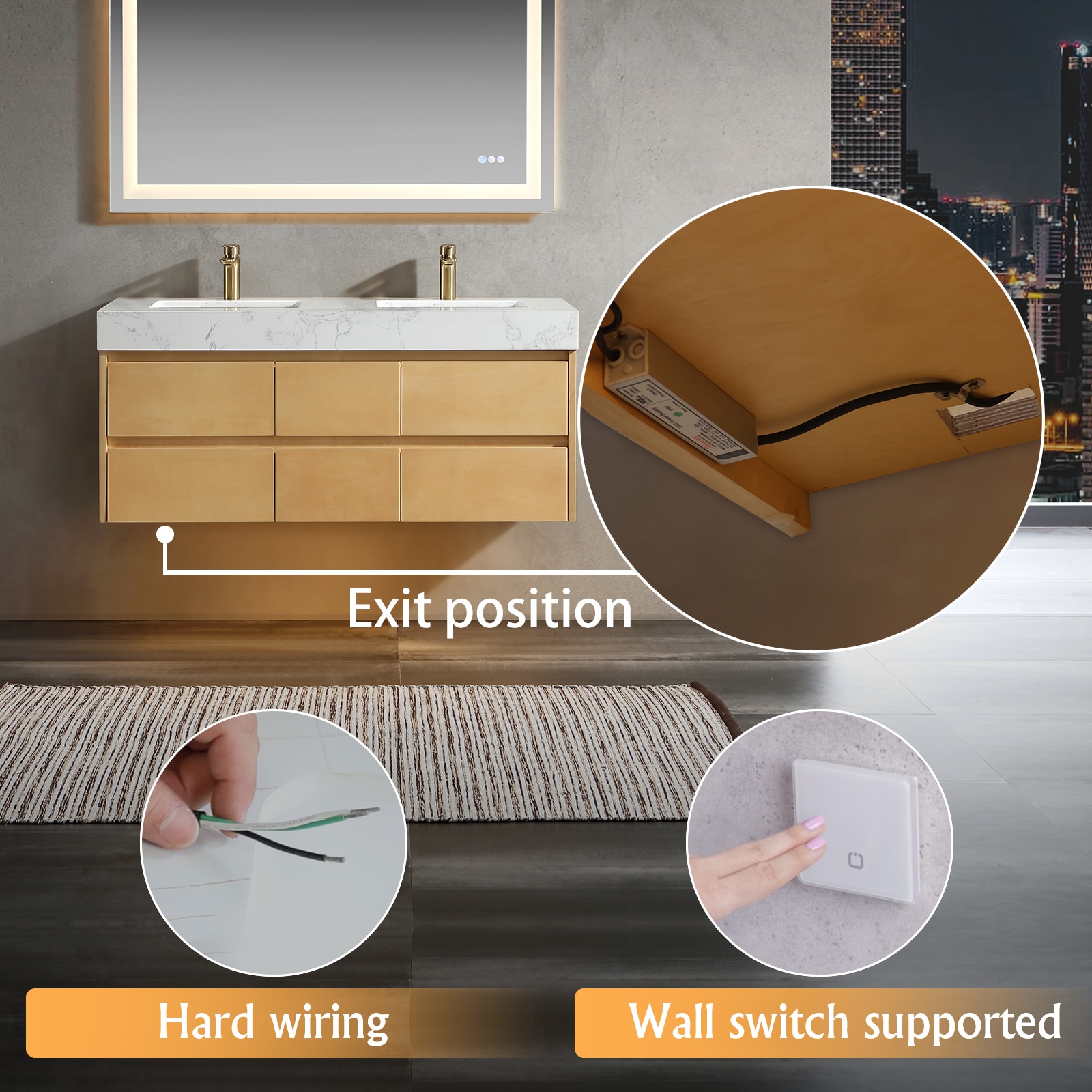 ExBrite FM4821V6DNW Bath-Vanity-Combo - View #5