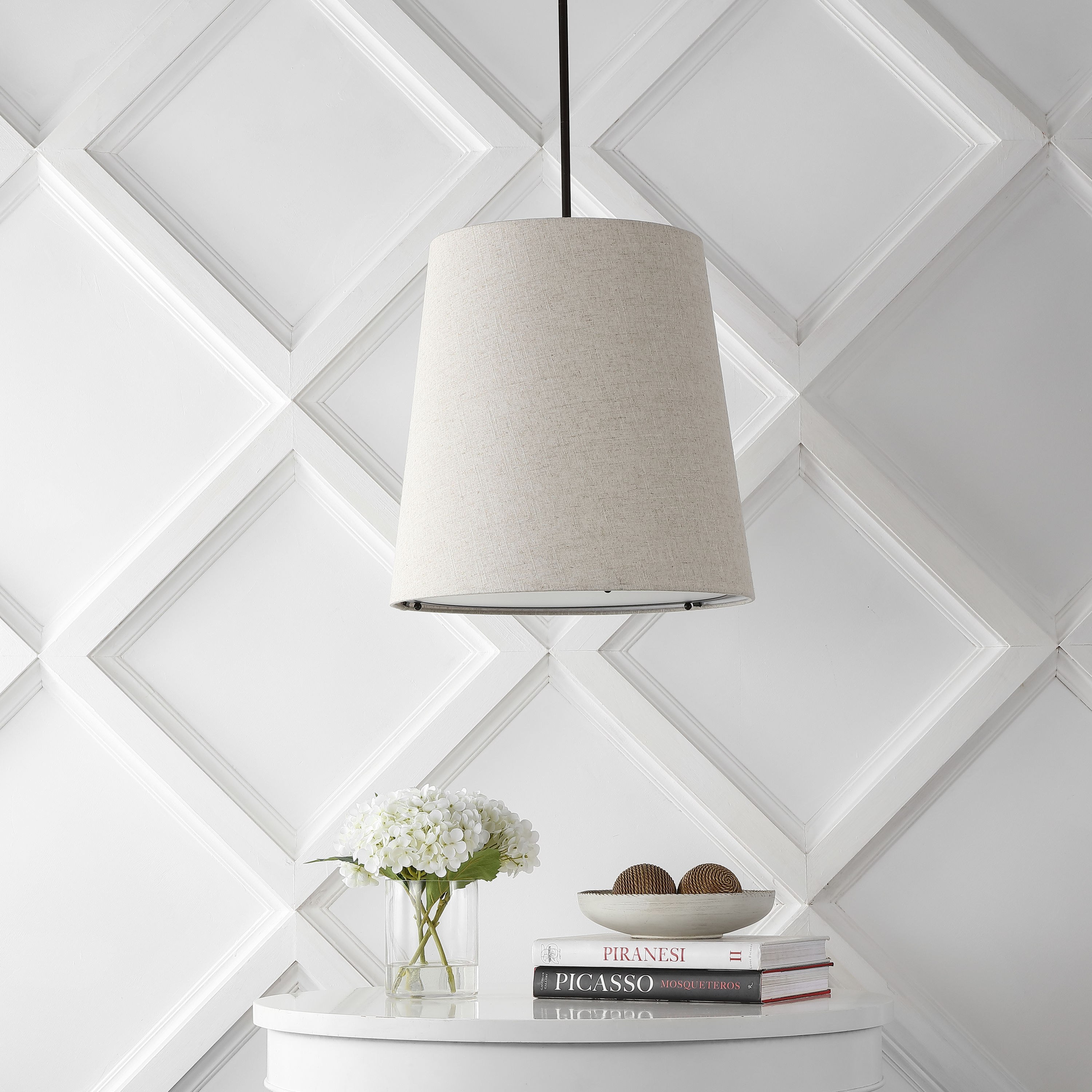 Arden 18" Bohemian Farmhouse Adjustable LED Pendant in Oil-Rubbed Bronze