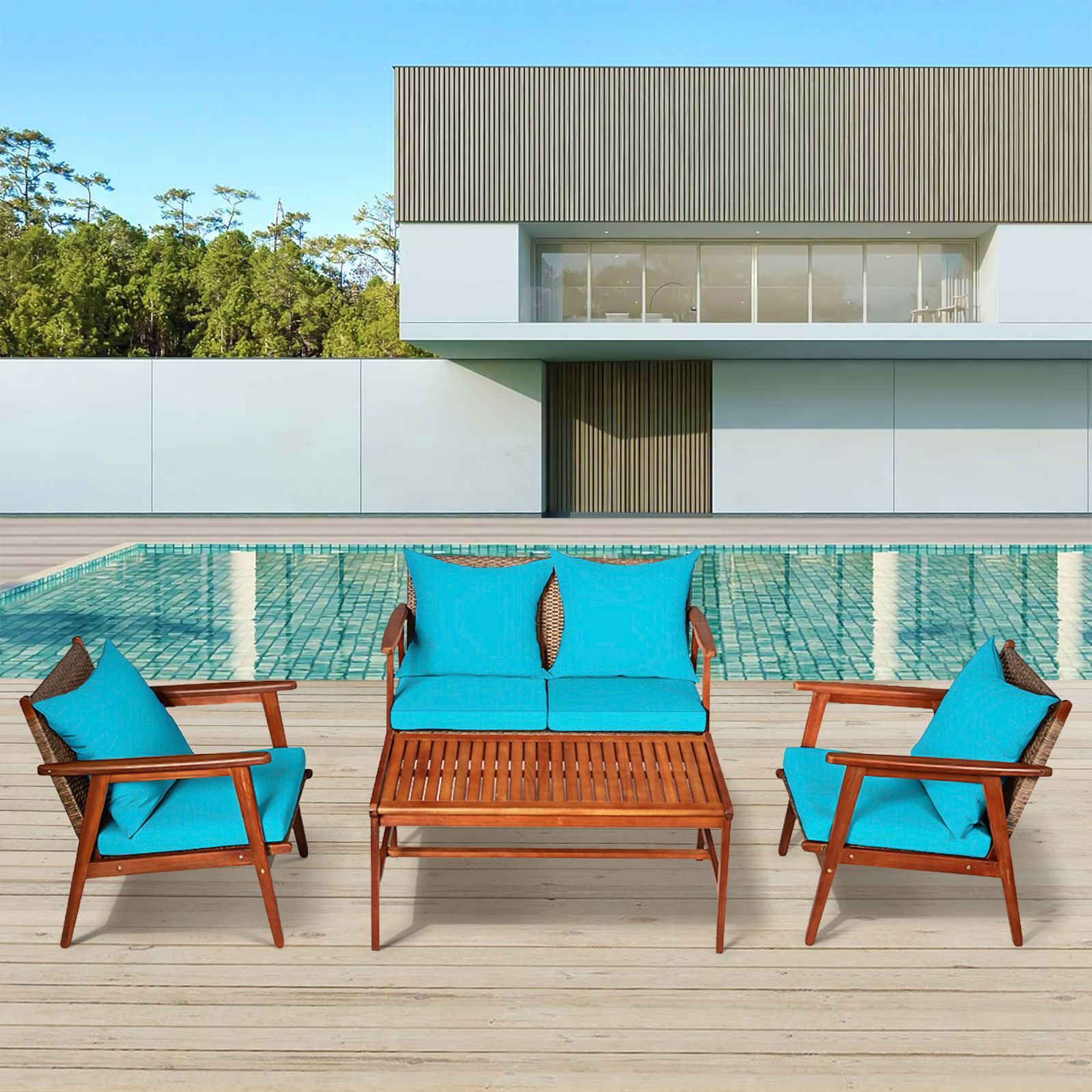 WELLFOR OUS68969TU+ Patio-Conversation-Sets - View #5