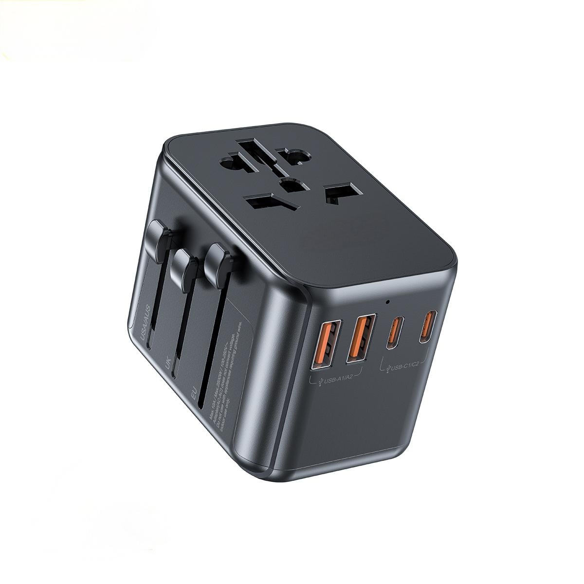 Fenbeli 35W Travel Power Strip with 3 USB C and 2 USB A Ports