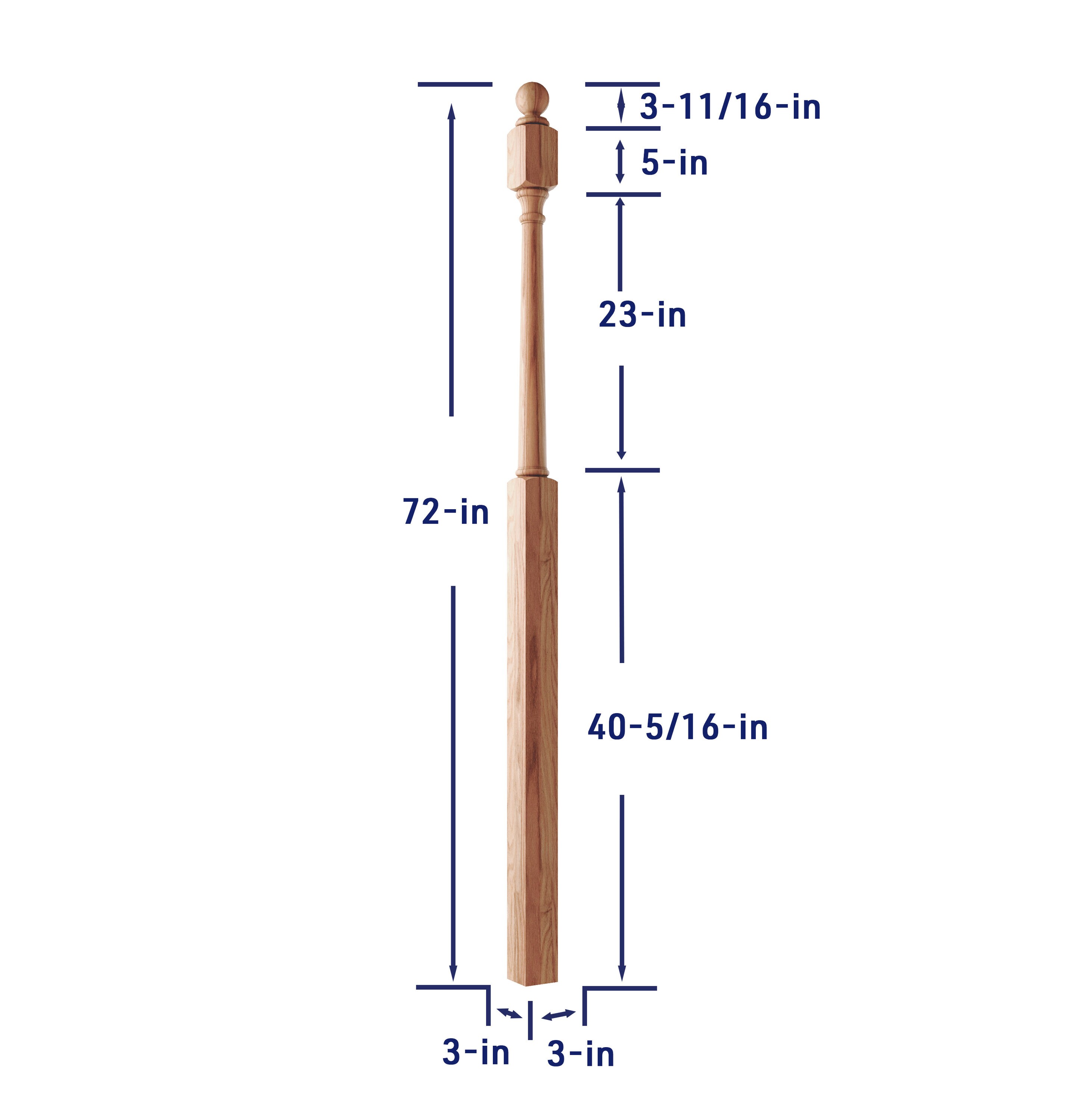 Crown Heritage 4414055B Interior-Stairpart-Newel-Posts - View #3