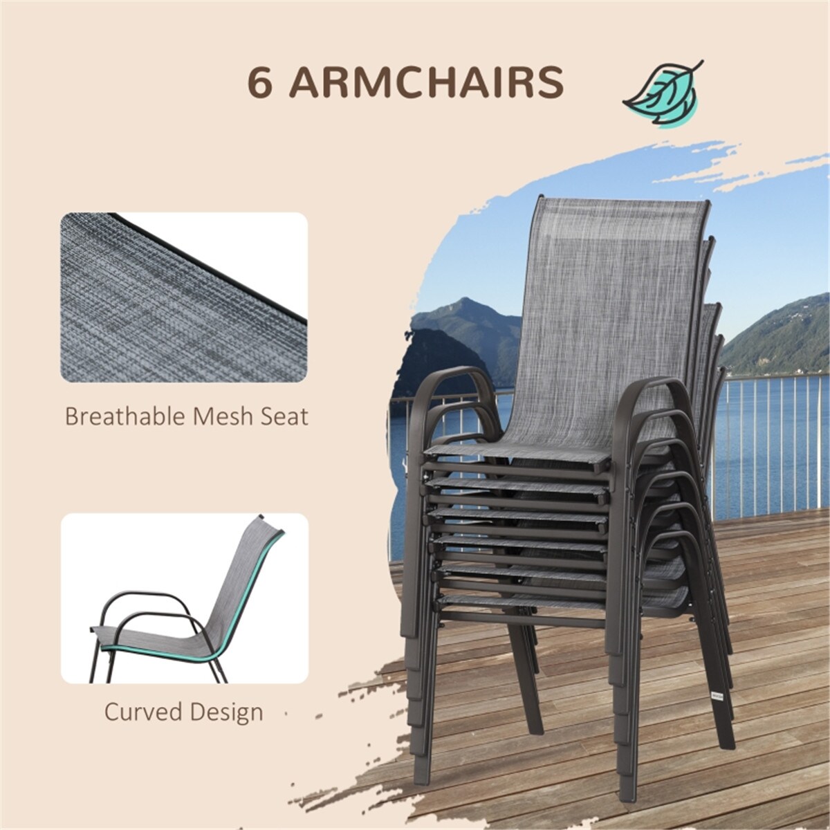 Zyerch FRAME126 Patio-Dining-Sets - View #6