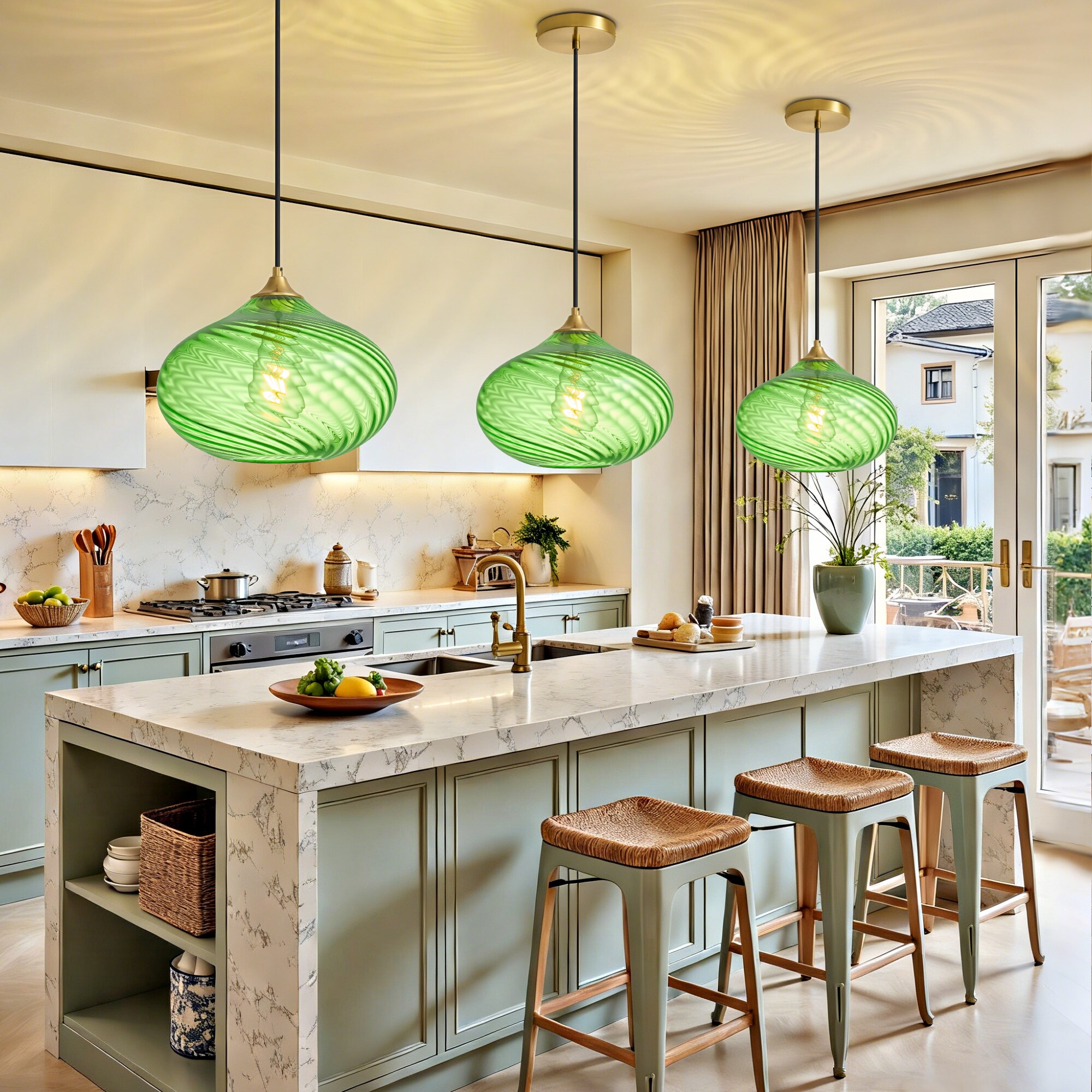 Lanmate LP-PL-62B-GD-GR Pendant-Lights - View #3