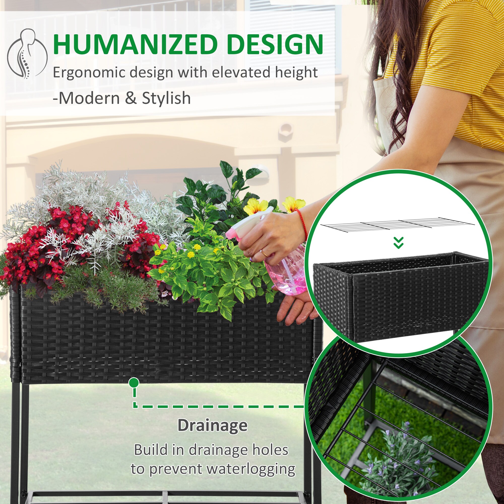 AHIOU HOME ZAAHG-P200541GB Raised-Planter-Boxes - View #6