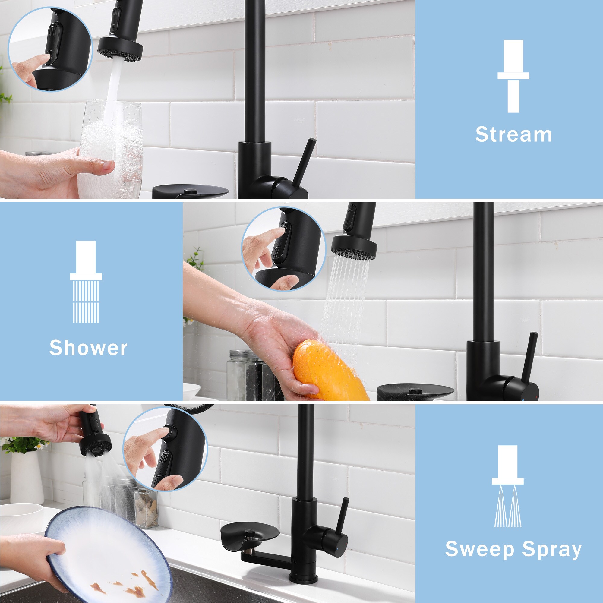 LUXEYARD DS-J-P387253-W1217 Kitchen-Faucets - View #4