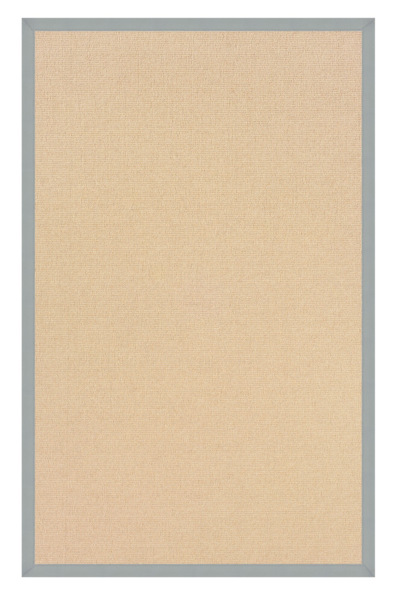 Linon RUG-AT010981 Athena 8 X 11 (ft) Wool Natural/Blue Wool Indoor Border Area Rug