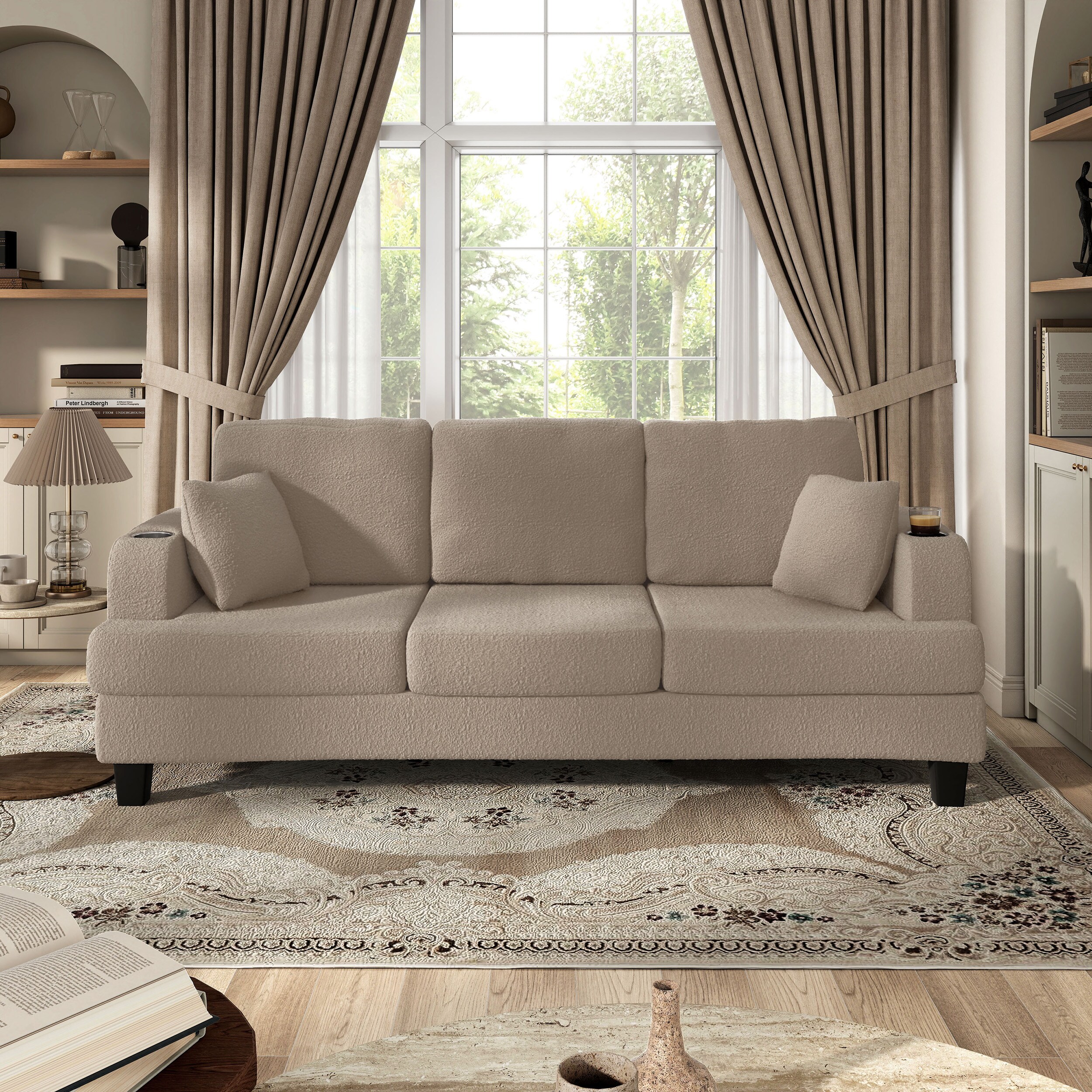 Furniture of America IDF-SL6936BG-SF Sofas-Loveseats - View #4