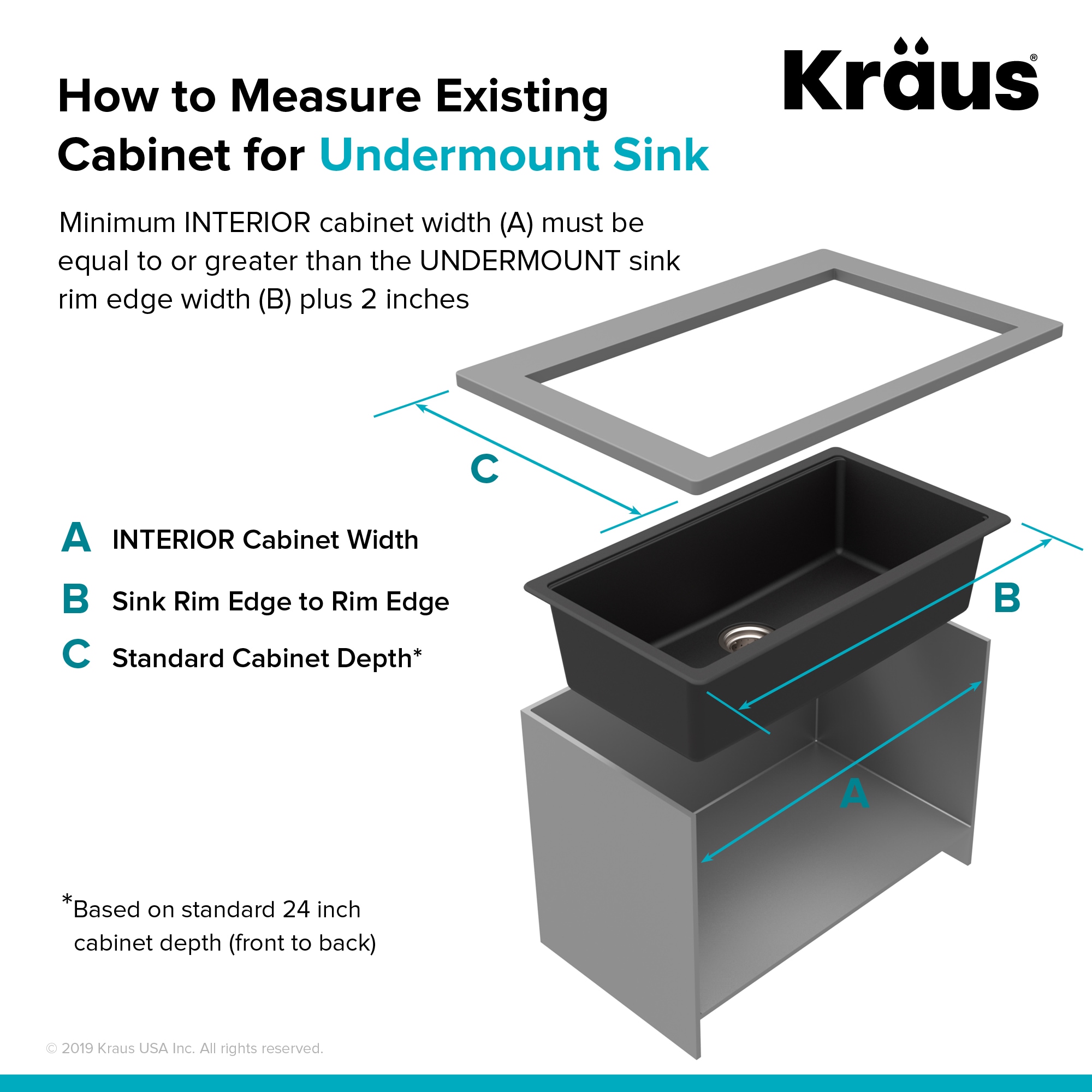 Kraus KGU-413B-100-75MB Kitchen-Sinks - View #8