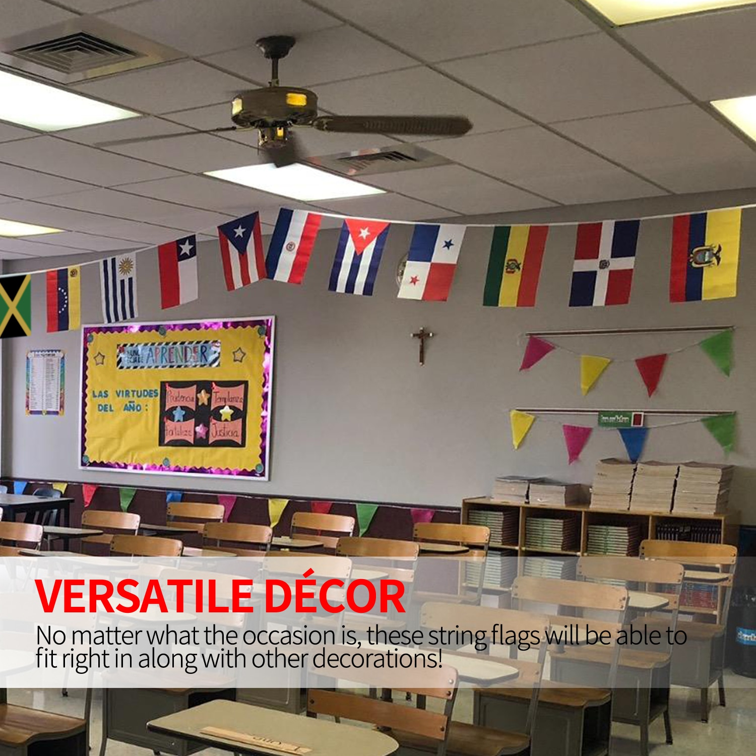 Anley A.FLAG.STRING.LATINO Decorative-Banner-Flags - View #6
