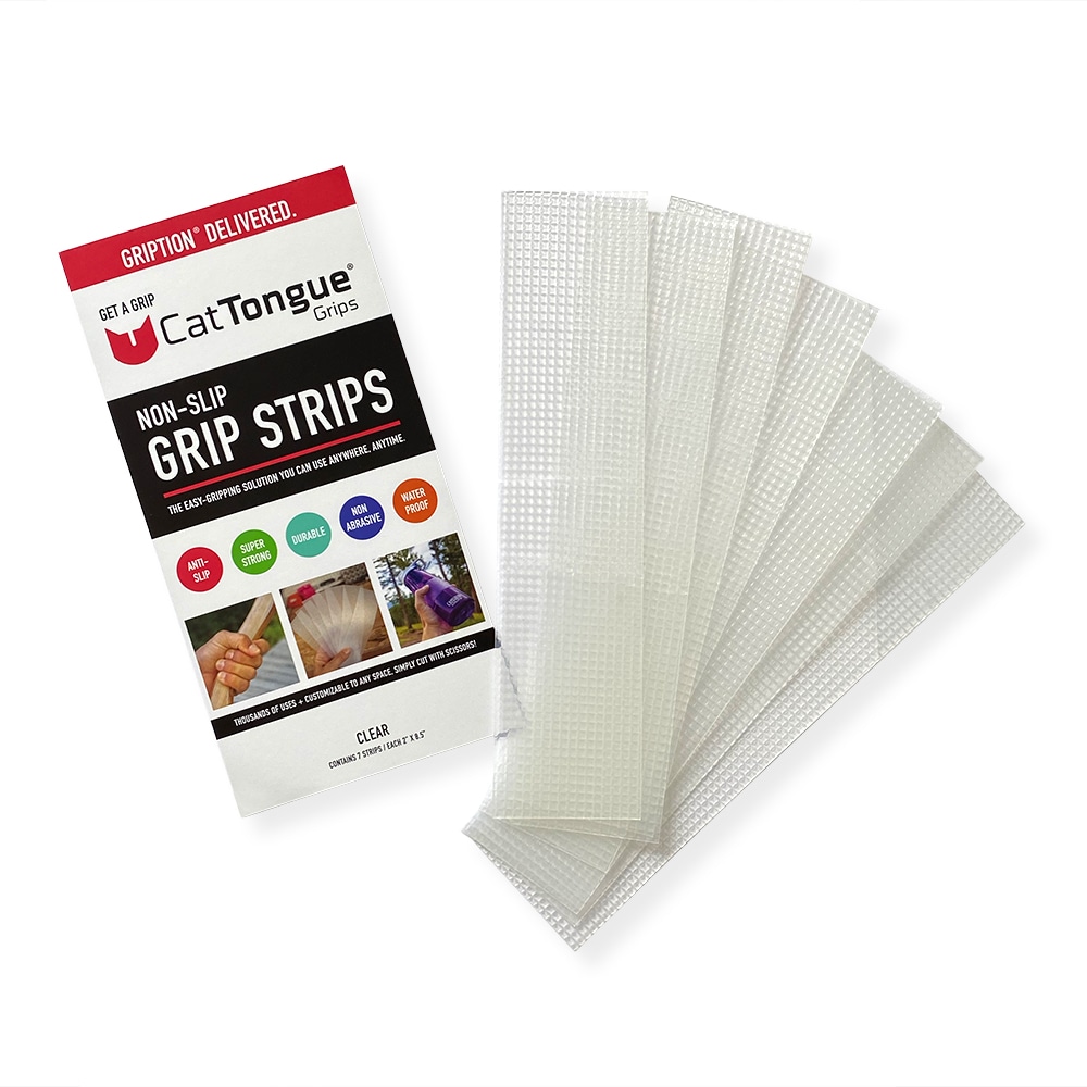 Anti Slip Adhesive Tape Strips. Grip Tape Treads For Stair Treads & Steps.  Clear Non Slip Indoor/Outdoor Adhesive Strips 1x15 Non-slip Grip
