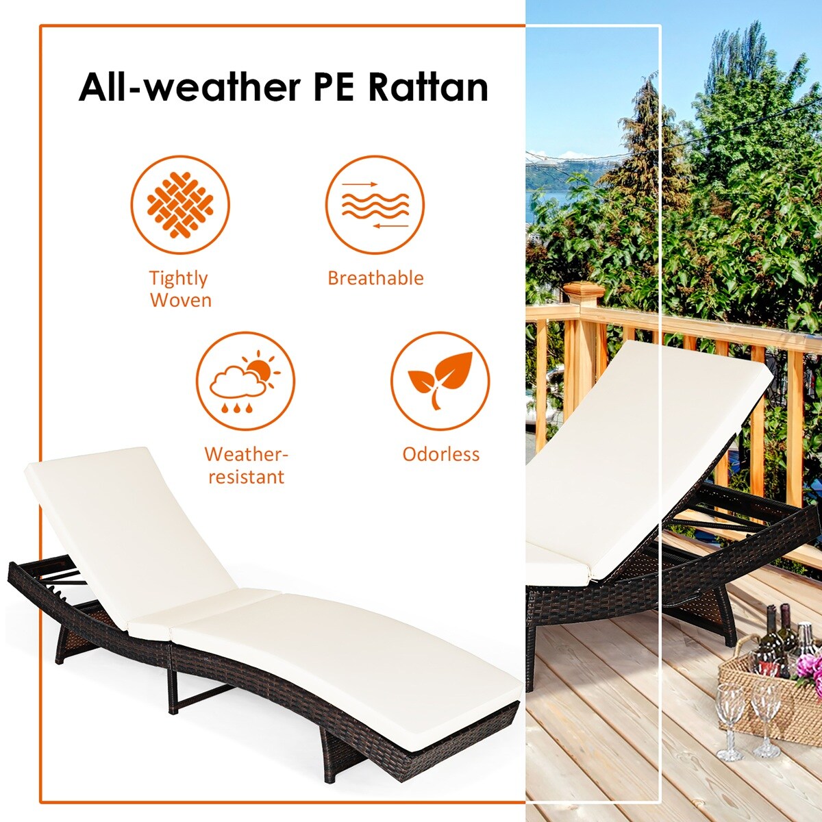 Costway OP70693WH Patio-Chairs - View #9