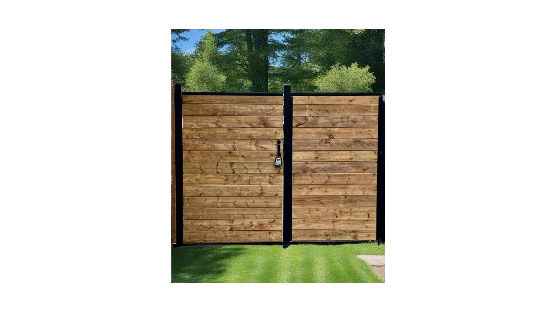 Slipfence SF2-GK200 Wood-Fence-Gates - View #7