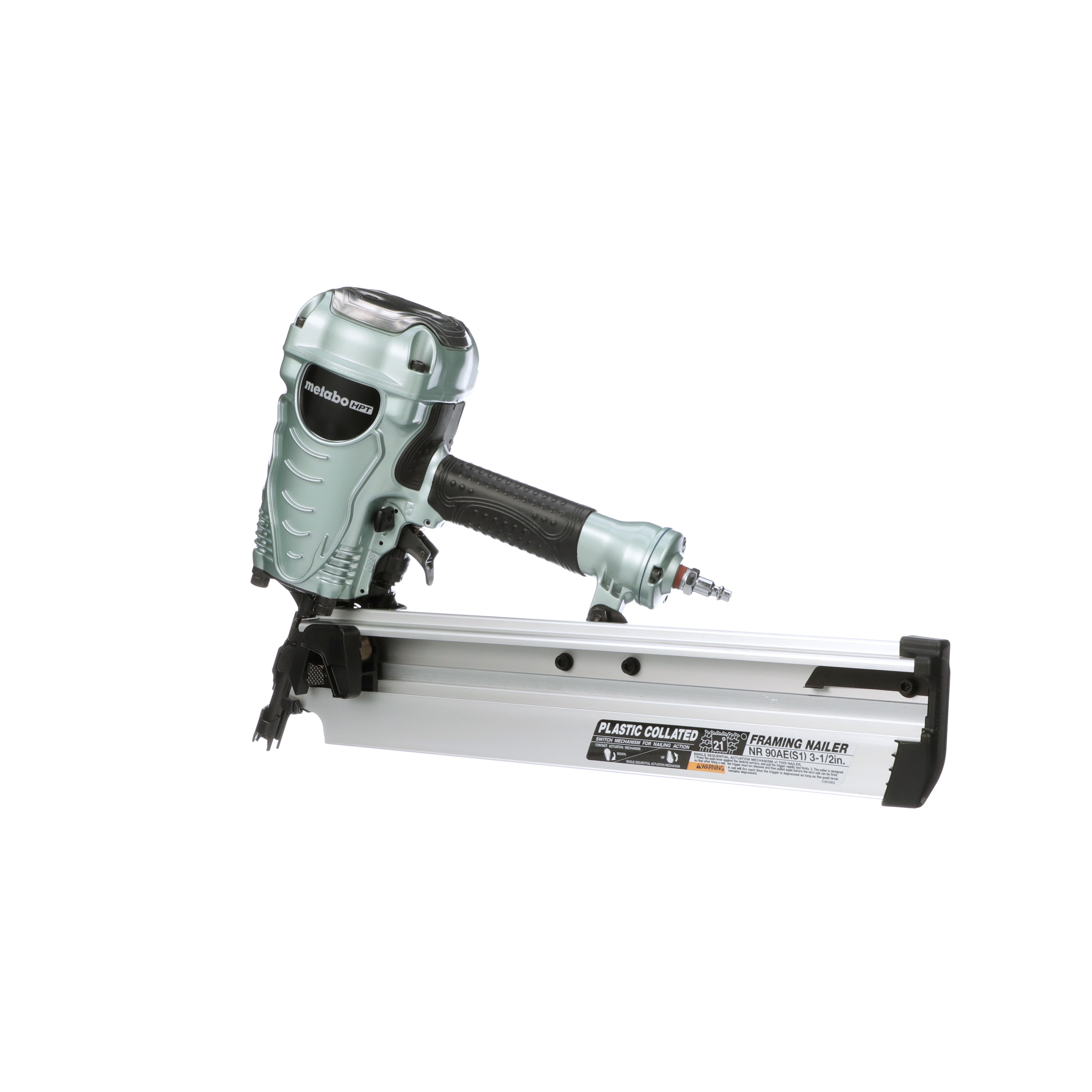 Selective Actuation Switch Renewed 21 Degree Magazine S Rafter Hook 5-Year Warranty Pneumatic Framing Nailer Metabo HPT NR83A5 2-Inch up to 3-1/4-Inch Plastic Collated Full Head Nails 