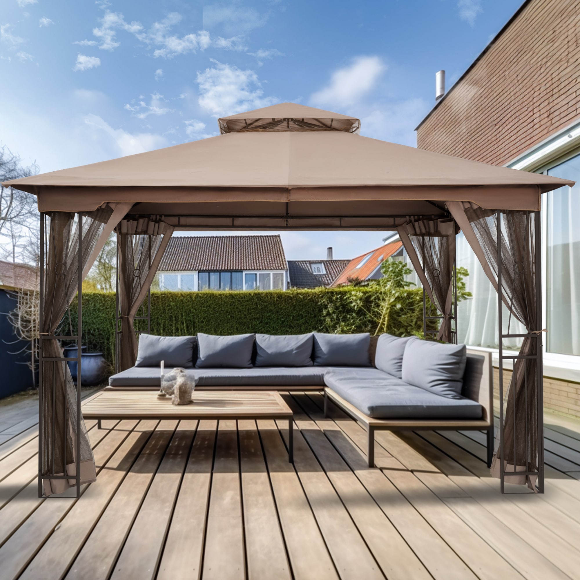  CP-ZPTY-K-WL2 Wood-Resin-Gazebos - View #6