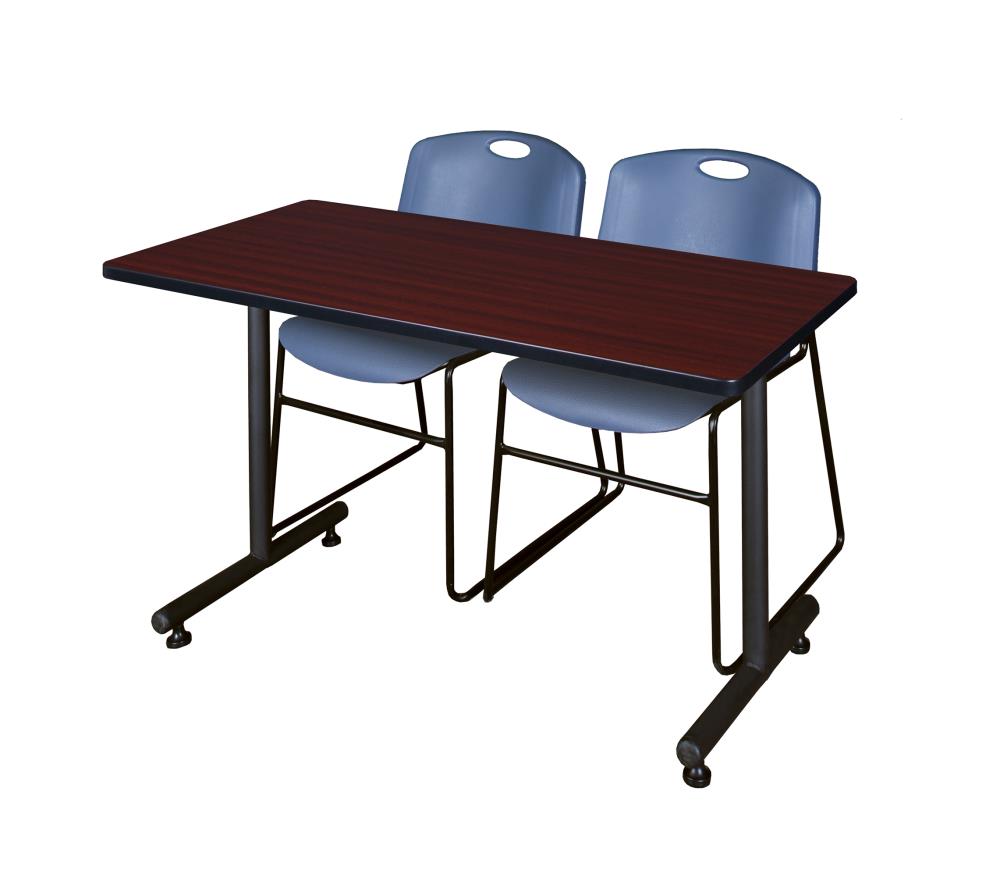 Regency MKTRCT4830MH44BE Training Brown 4-Person Training Table (48-in W x 29-in H)