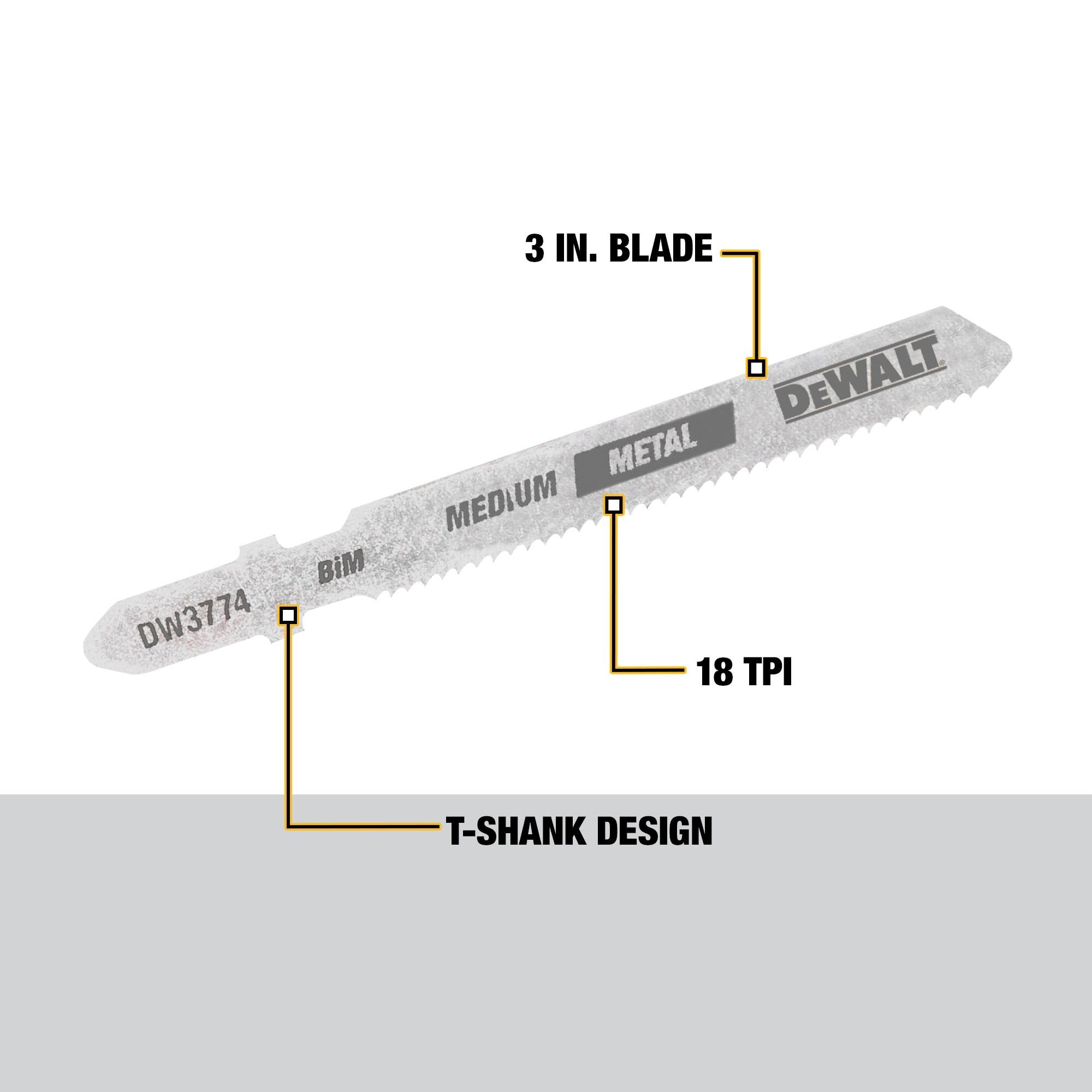 DEWALT 15-Pack T-shank Bi-metal Jigsaw Blade Set