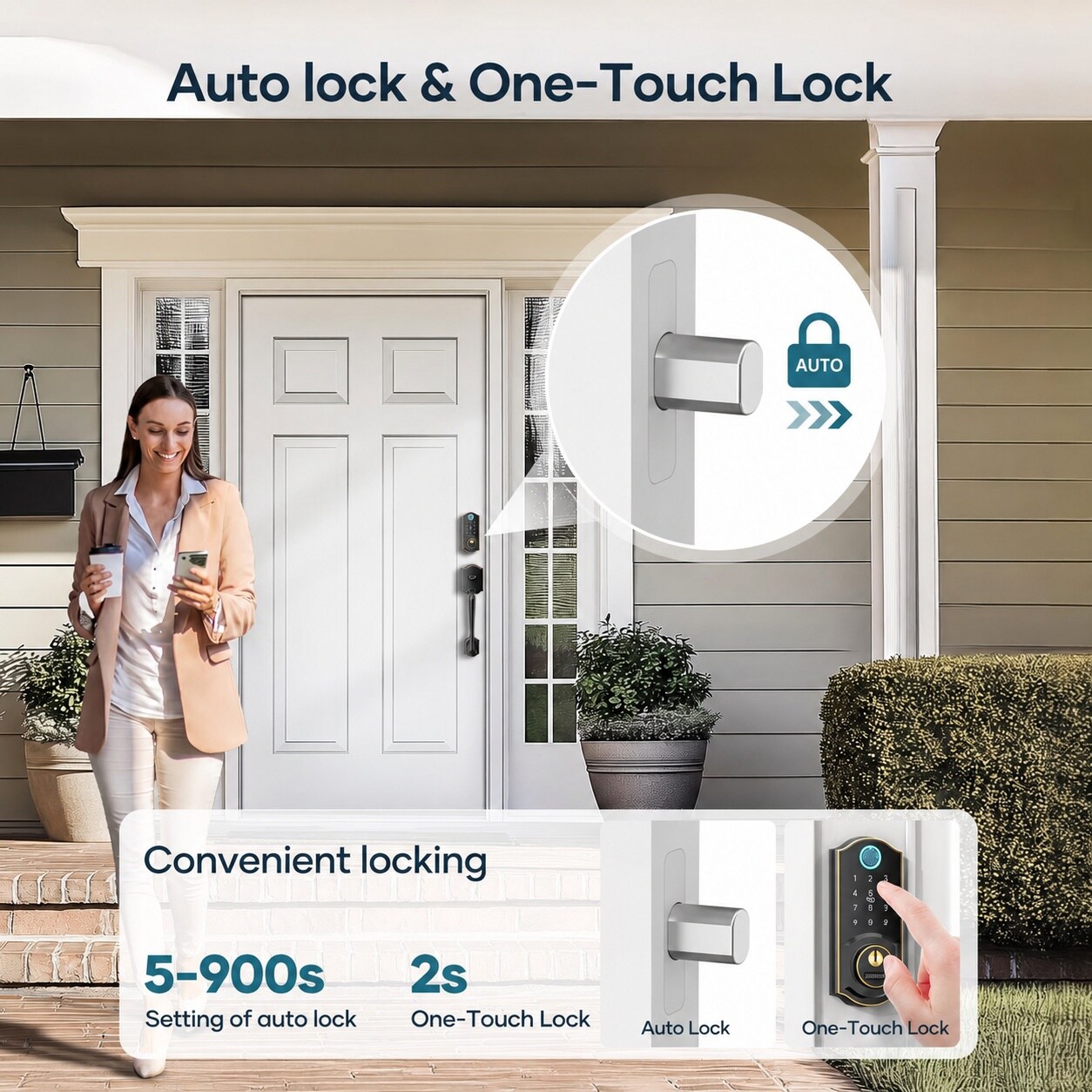 Ahfiwaso LAH0710H023 Electronic-Door-Locks - View #3