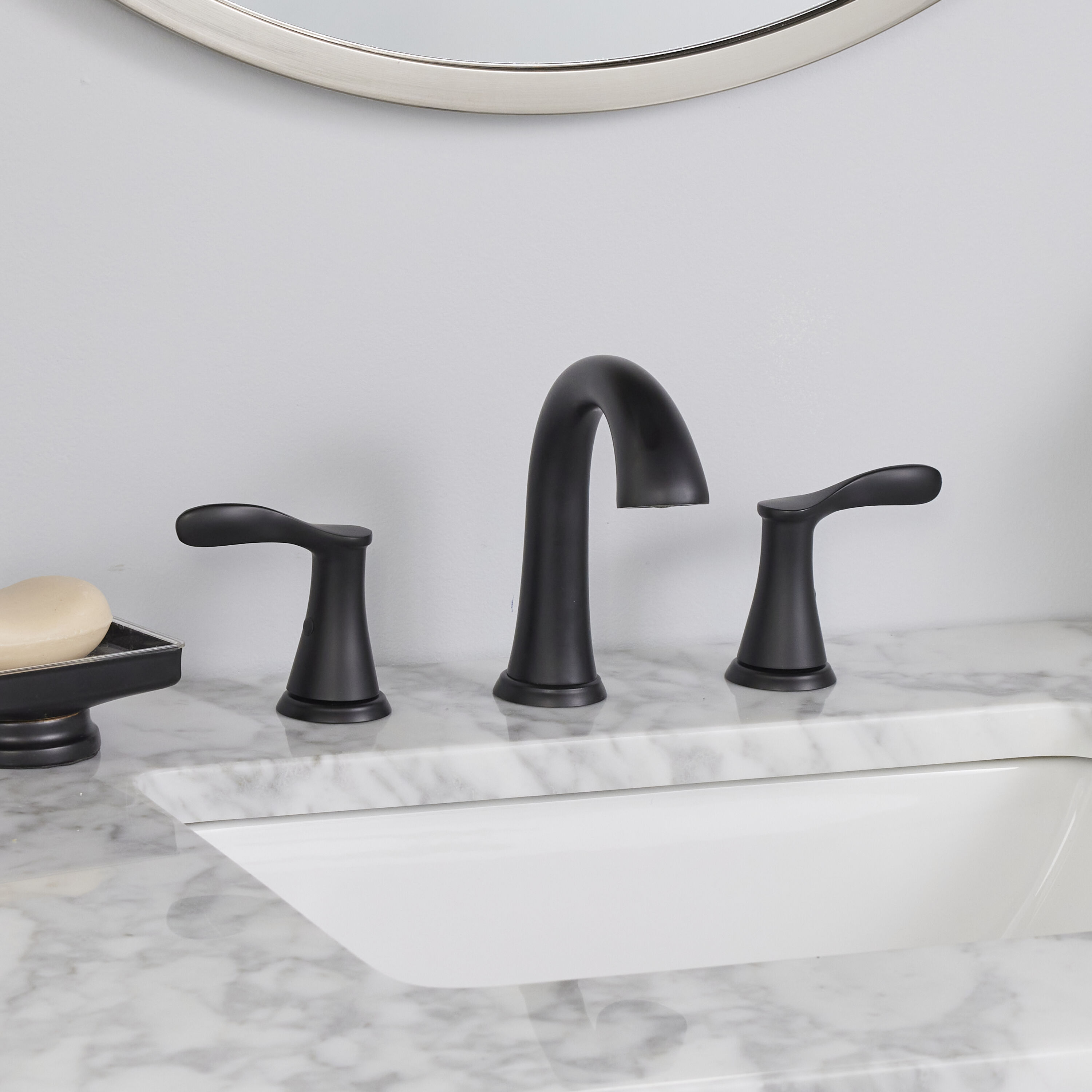 allen + roth FW6AC021BL Lavatory-Faucets - View #9
