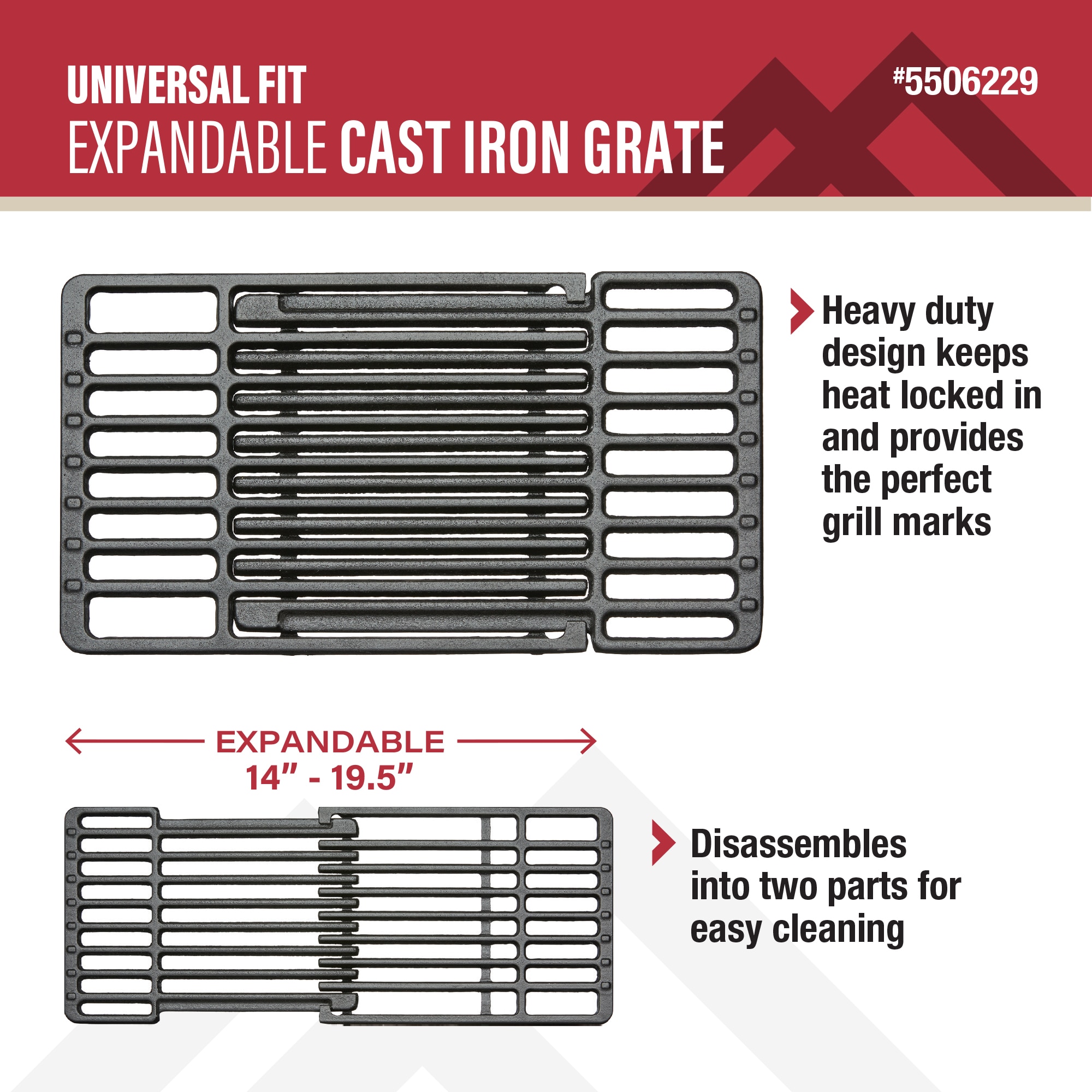 Enamel Cast Iron Griddle for Ninja XSKGRDPLT Woodfire Grills OG700 Ser –  GrillPartsReplacement - Online BBQ Parts Retailer