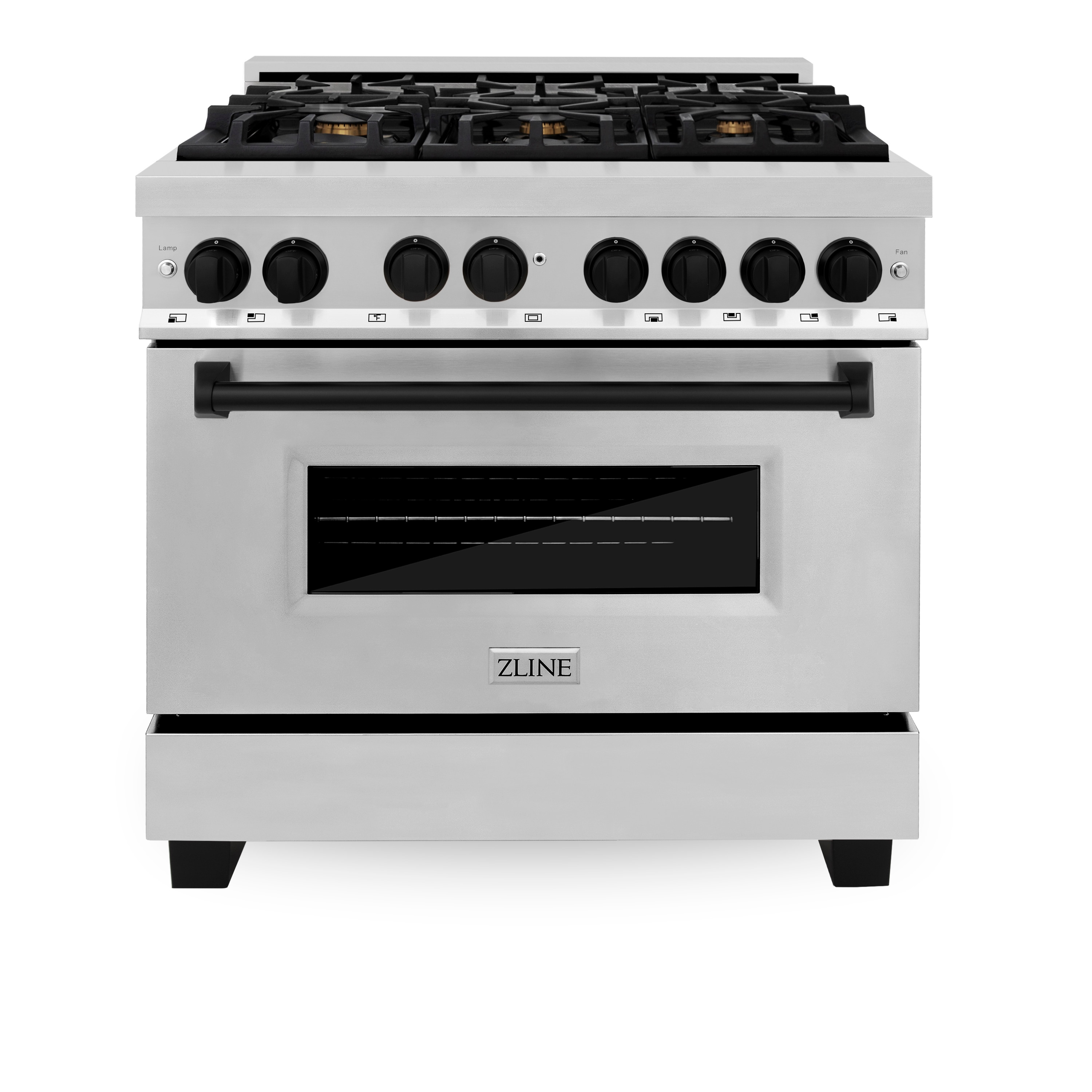 ZLINE KITCHEN & BATH RAZ-36-MB Dual-Fuel-Ranges - View #4