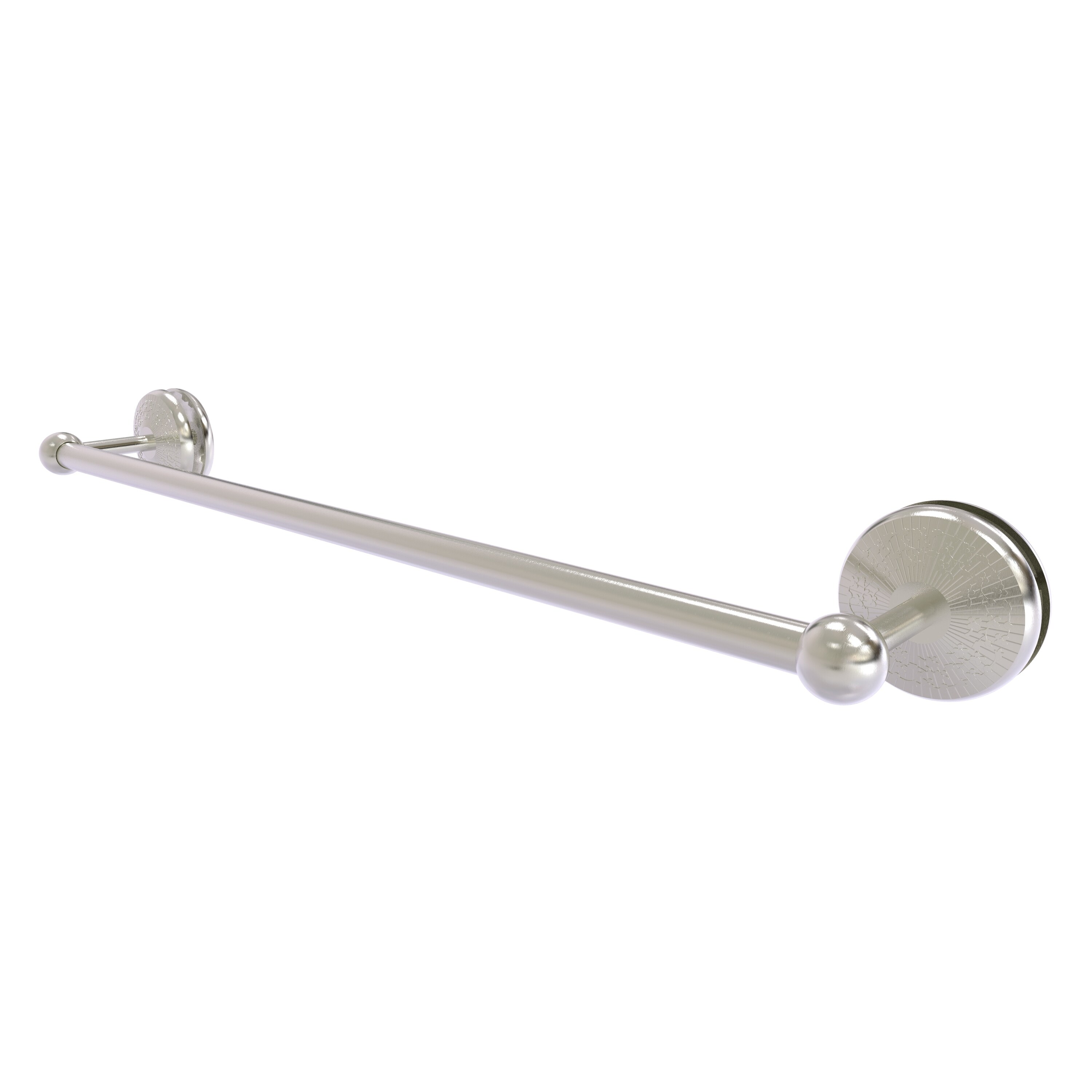 Allied Brass MC-41-SM-24-SN Monte Carlo 24-in Satin Nickel Wall mount Single Towel Bar