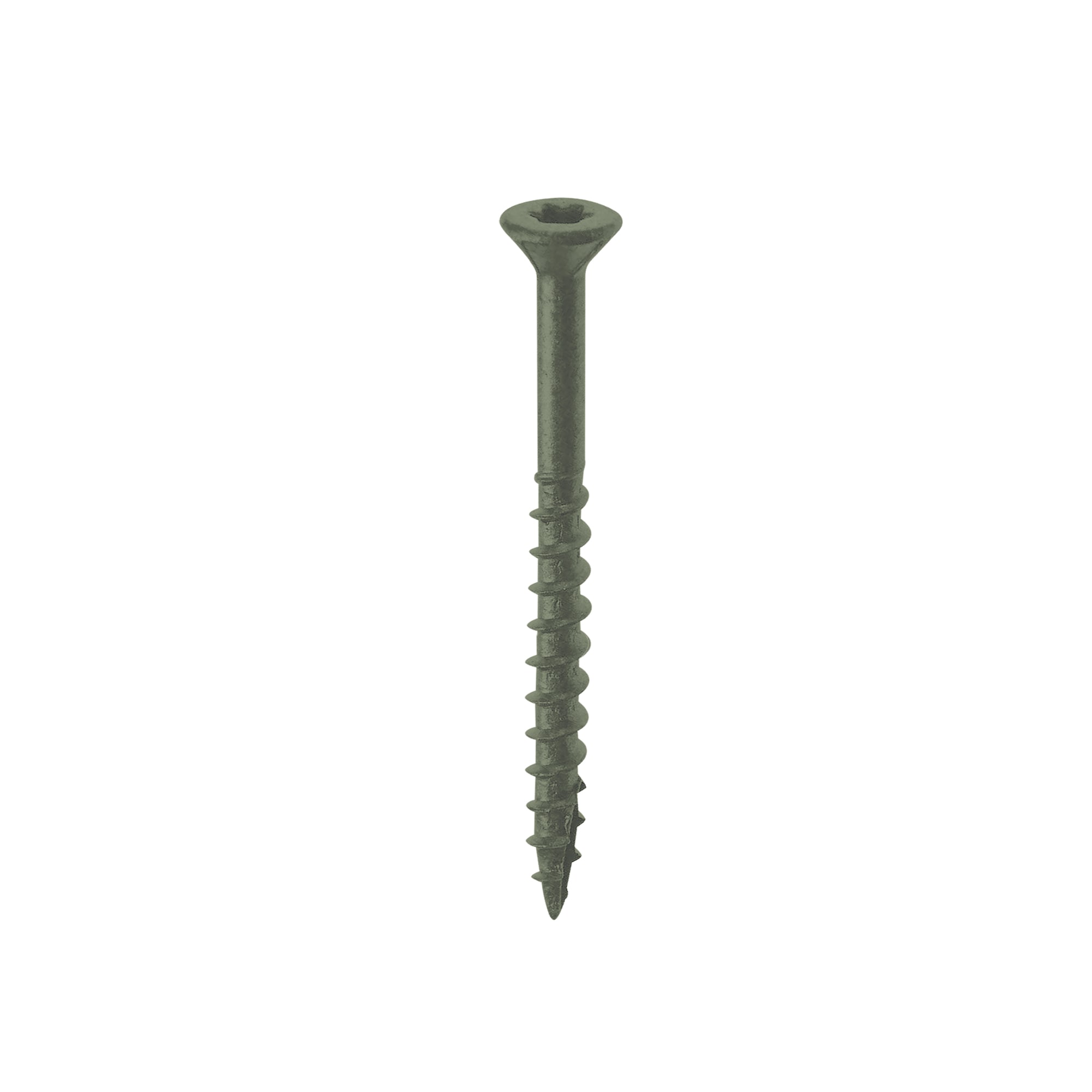 Nuvo Iron 8212GRJ-MP4 #8 x 2-1/2-in Wood to wood Deck Screws ( 1000 -Per Box )