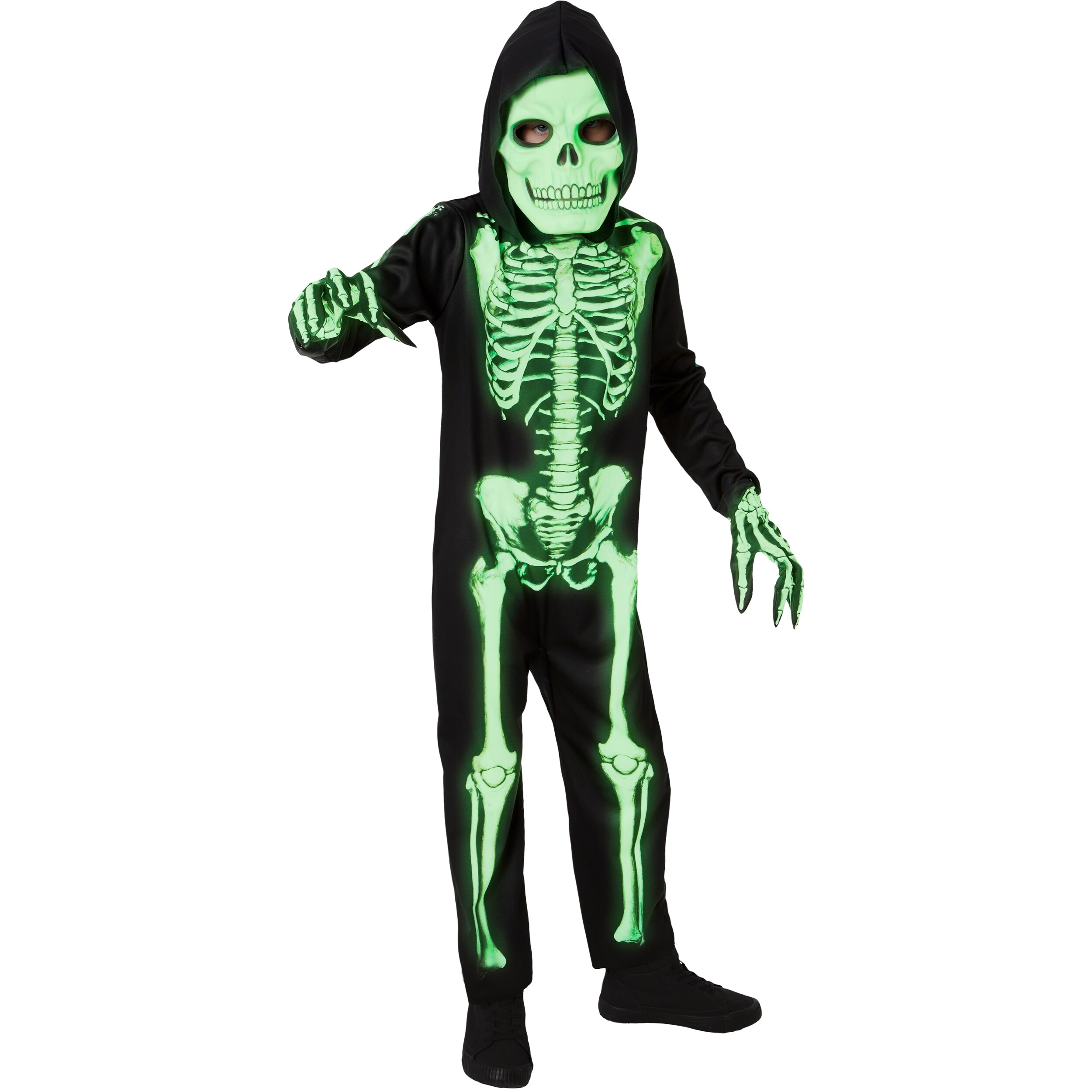 Rubie's Costumes 672205 Glow in the Dark Skeleton Child Costume