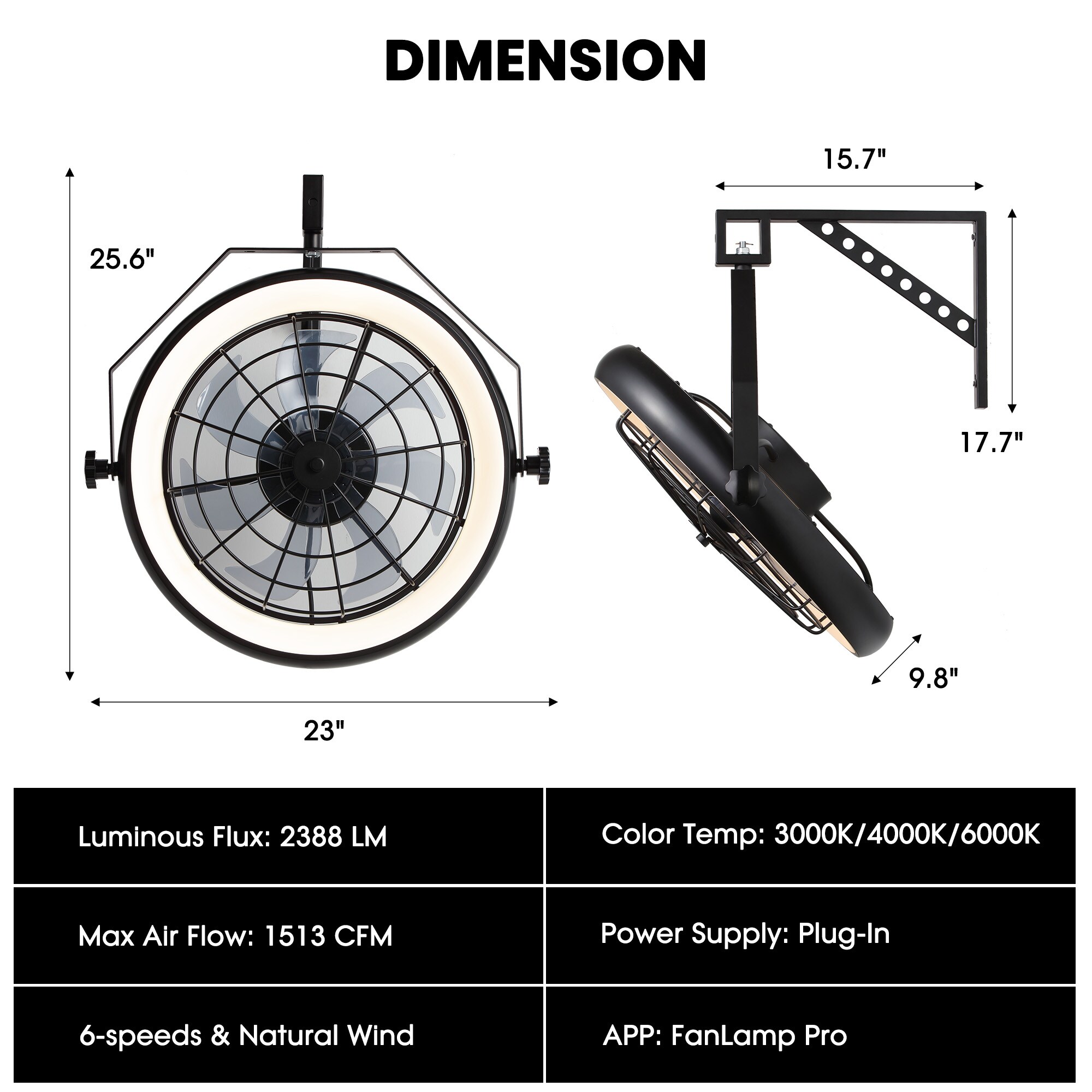 Antoine LSFD-07 Ceiling-Fans - View #3
