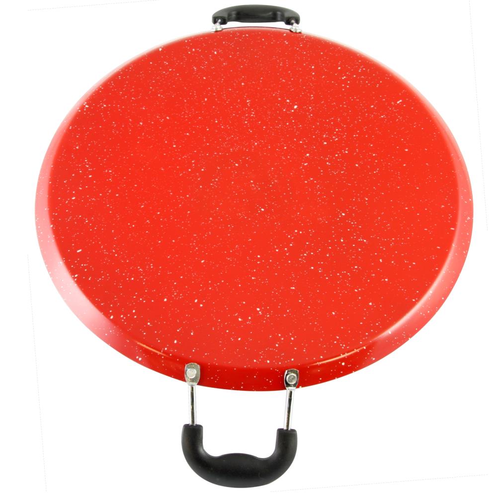 Oster Cocina Zadora Steel Comal Pan in Red - 14-in Round Non-Stick Skillet  in the Cooking Pans & Skillets department at