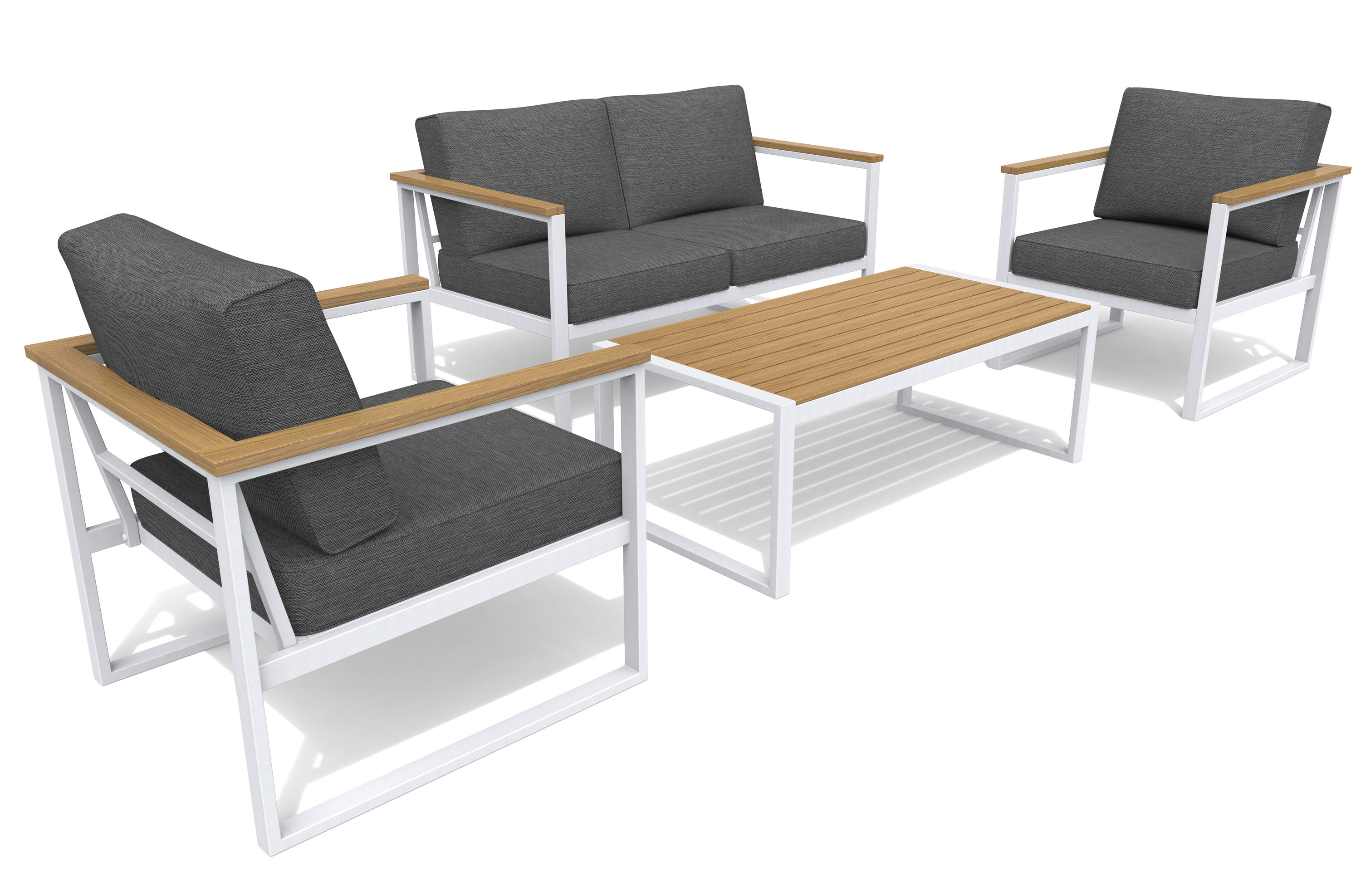 Origin 21 Rickywood 4 -Piece Patio Conversation Set with