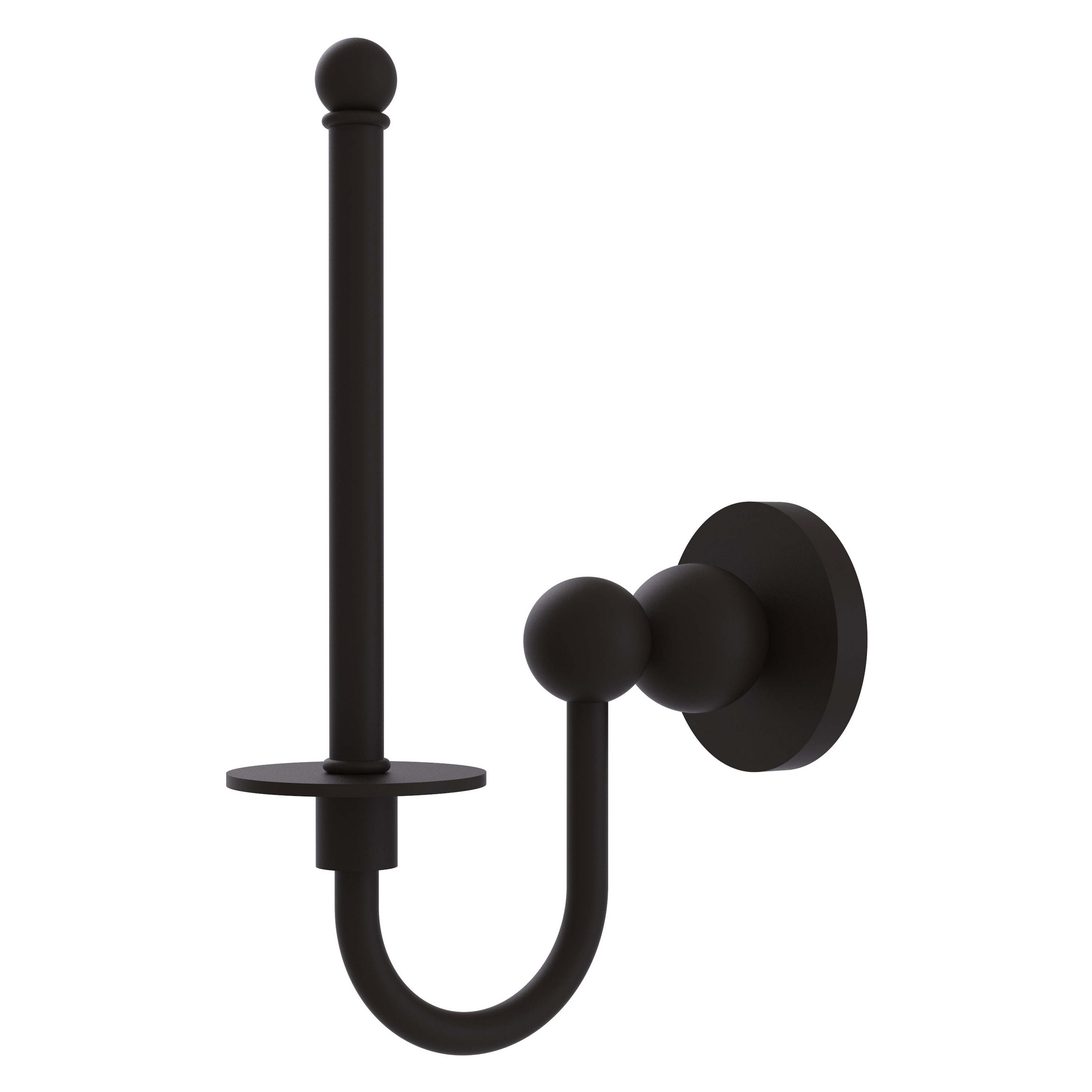 Allied Brass BL-24U-ORB Bolero Oil-rubbed Bronze Wall mount Single post Toilet Paper Holder 1 -Rolls