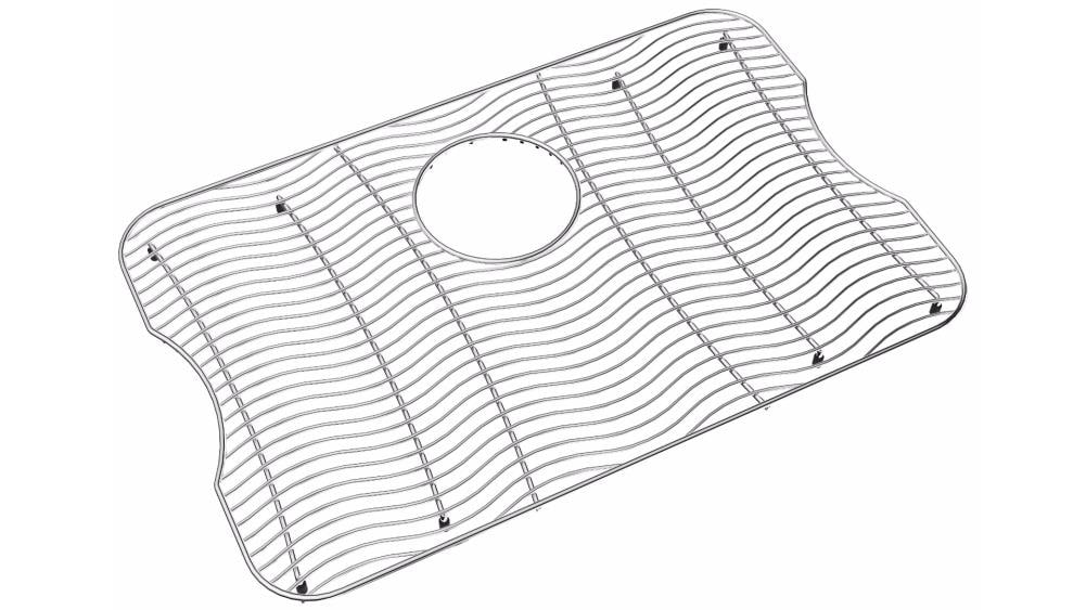 Elkay LKWOBG2416SS 15-Inches x 23-Inches Back center Drain Stainless steel Sink grid