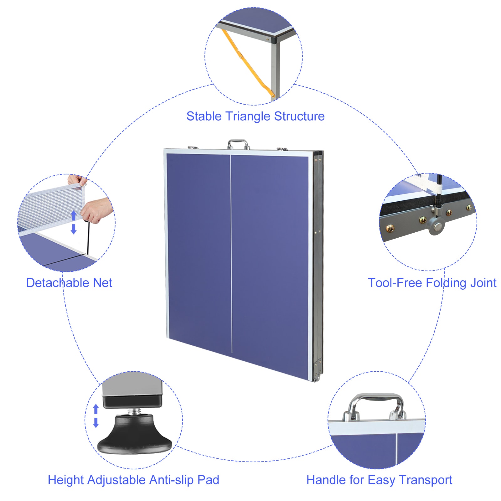 Tatayosi JL-8P272363 Ping-Pong-Table - View #3