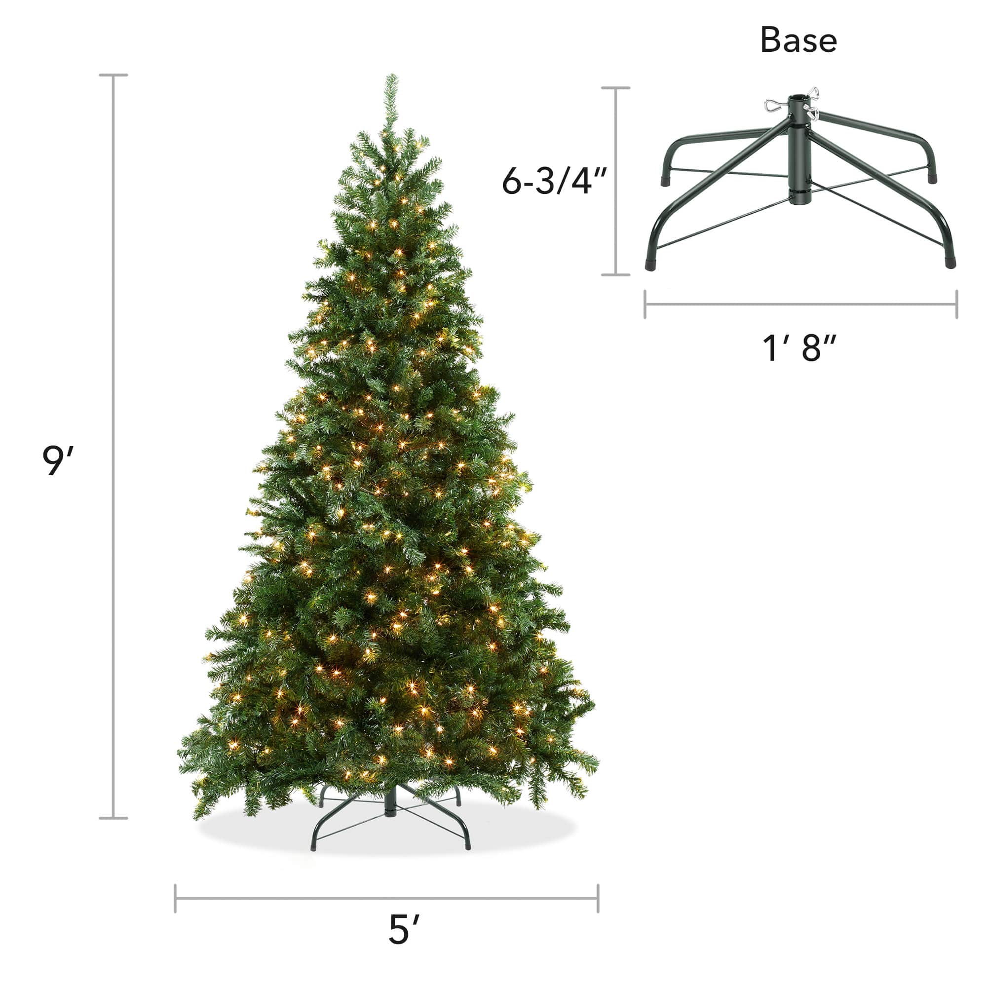Casafield SZN-TR-129L Artificial-Christmas-Trees - View #6