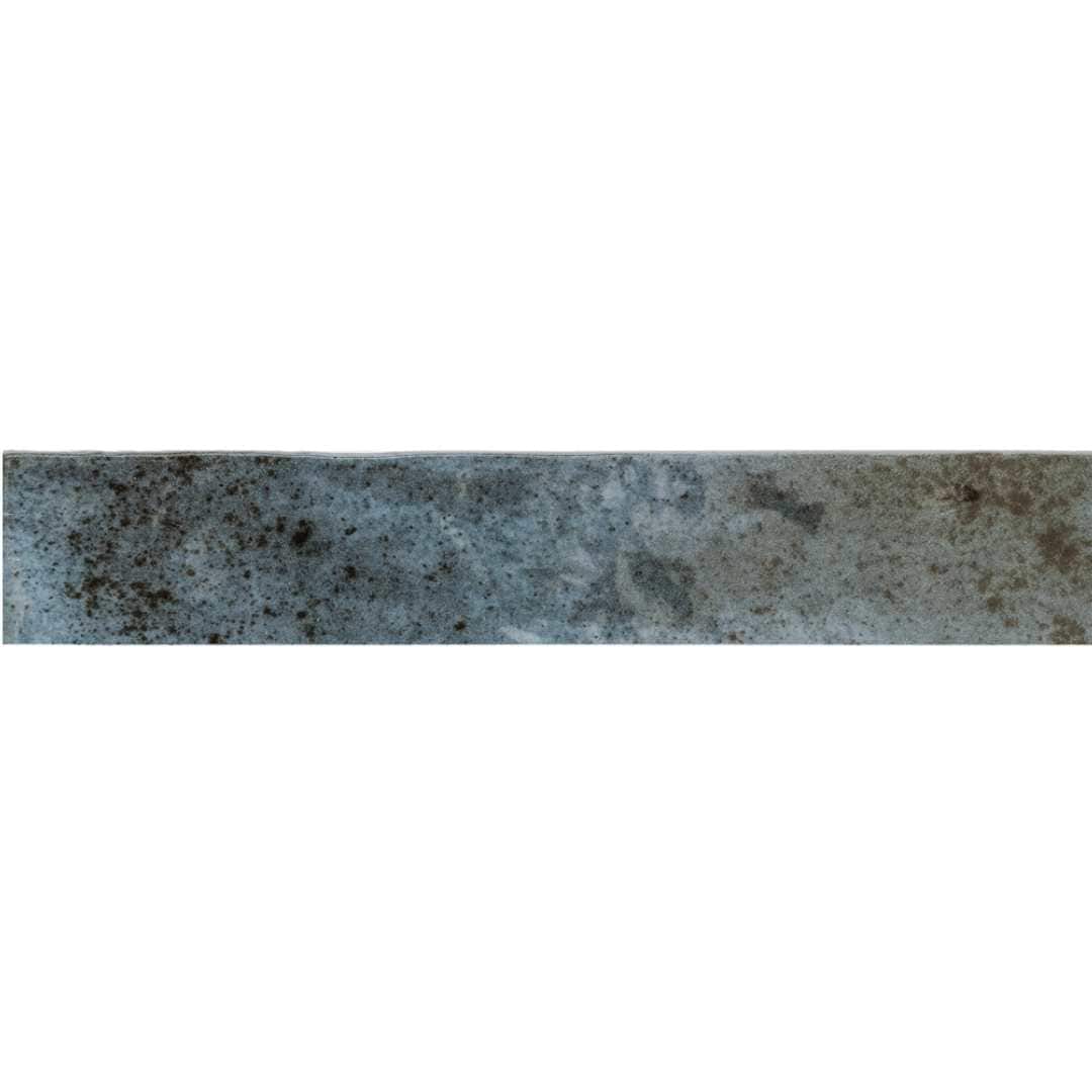 Ibiza 2" x 10" Blue Glossy Ceramic Subway Tile