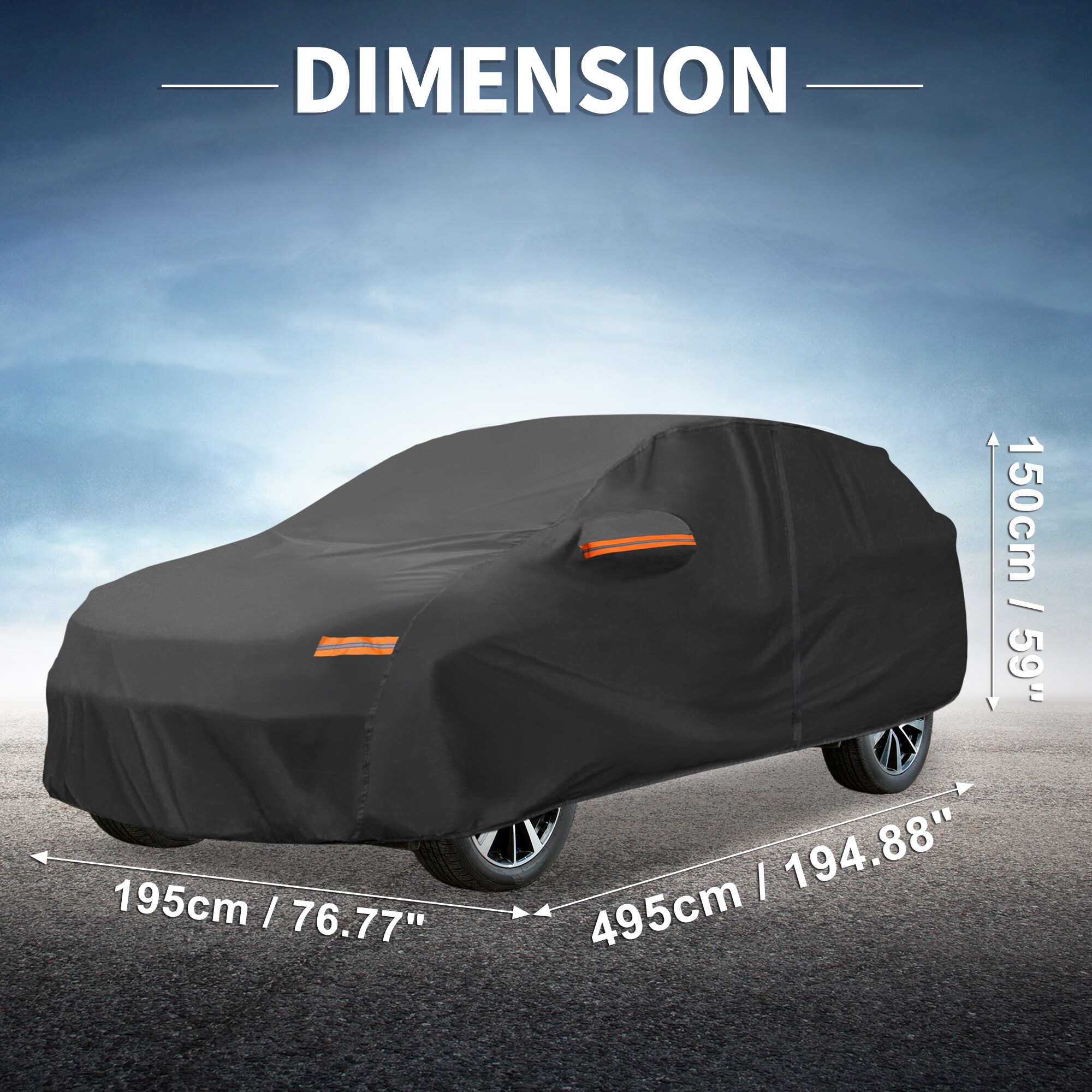 Unique Bargains S25112102UX0902 Universal-Car-Covers - View #8