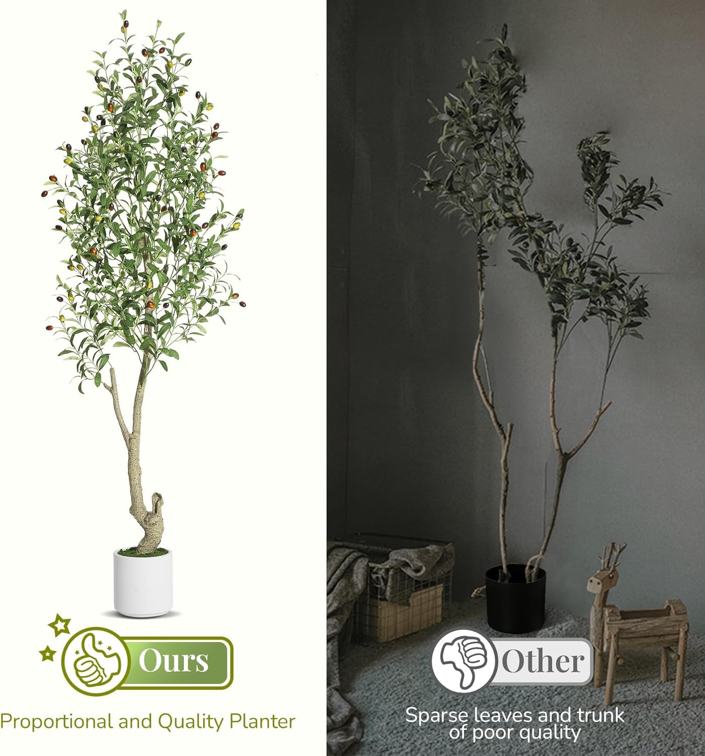Qeetex DYQ-PHO-34LWMNWH Artificial-Plants-Trees - View #4