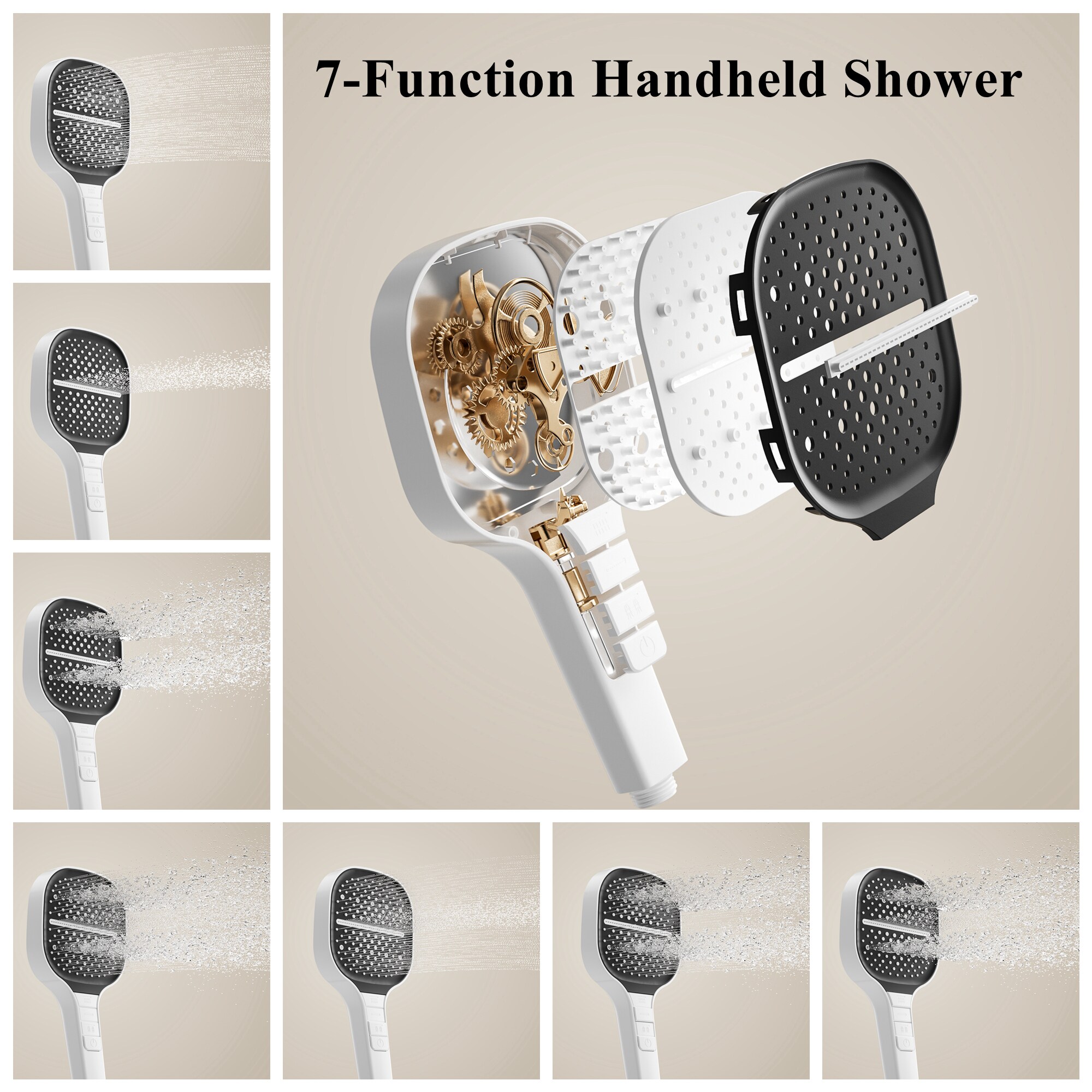 WELLFOR WB-1042 Showerhead-Bar-Panels - View #2