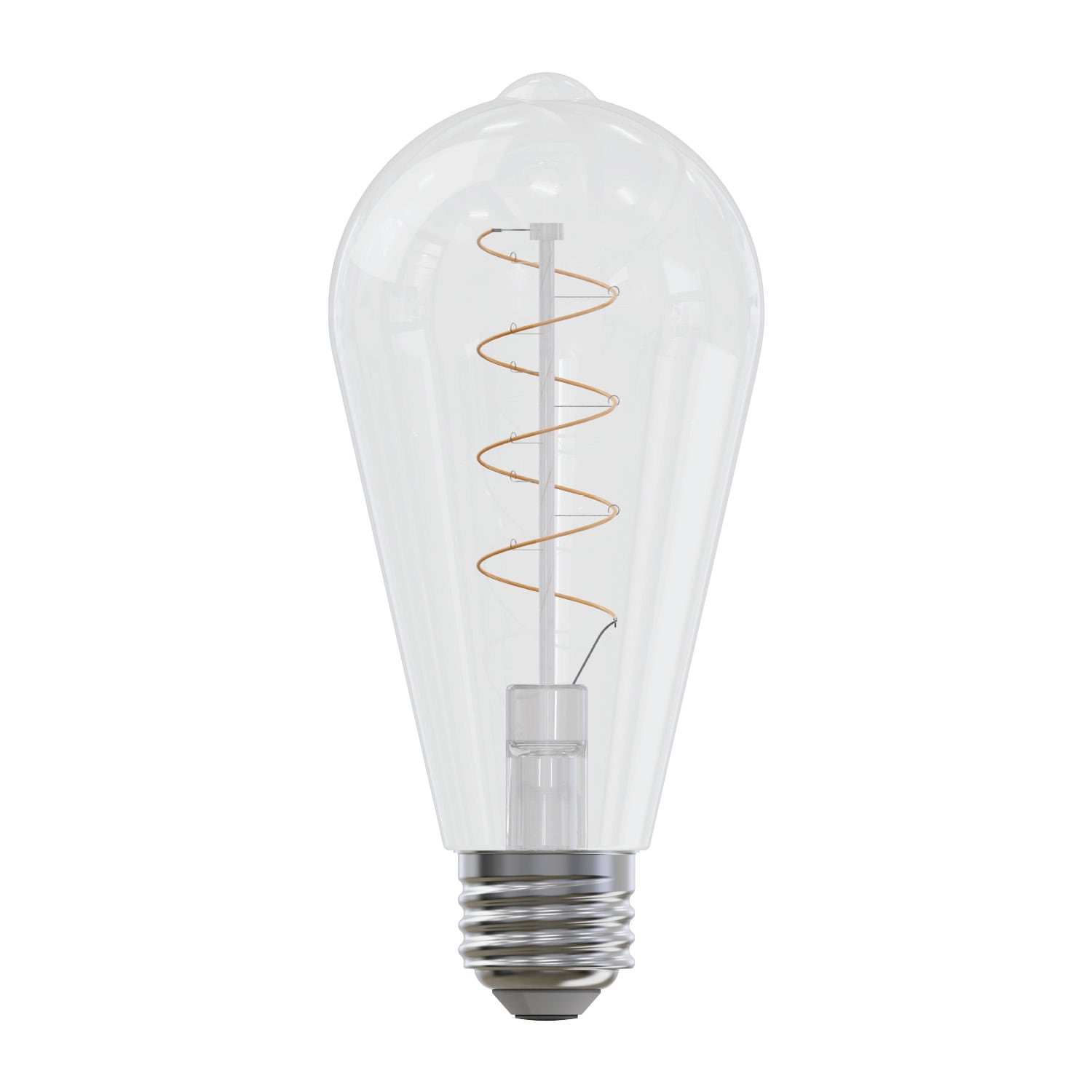 Ge Relax Hd Spiral Filament 60 Watt Eq St19 Soft White Medium Base E 26 Dimmable Led 7049