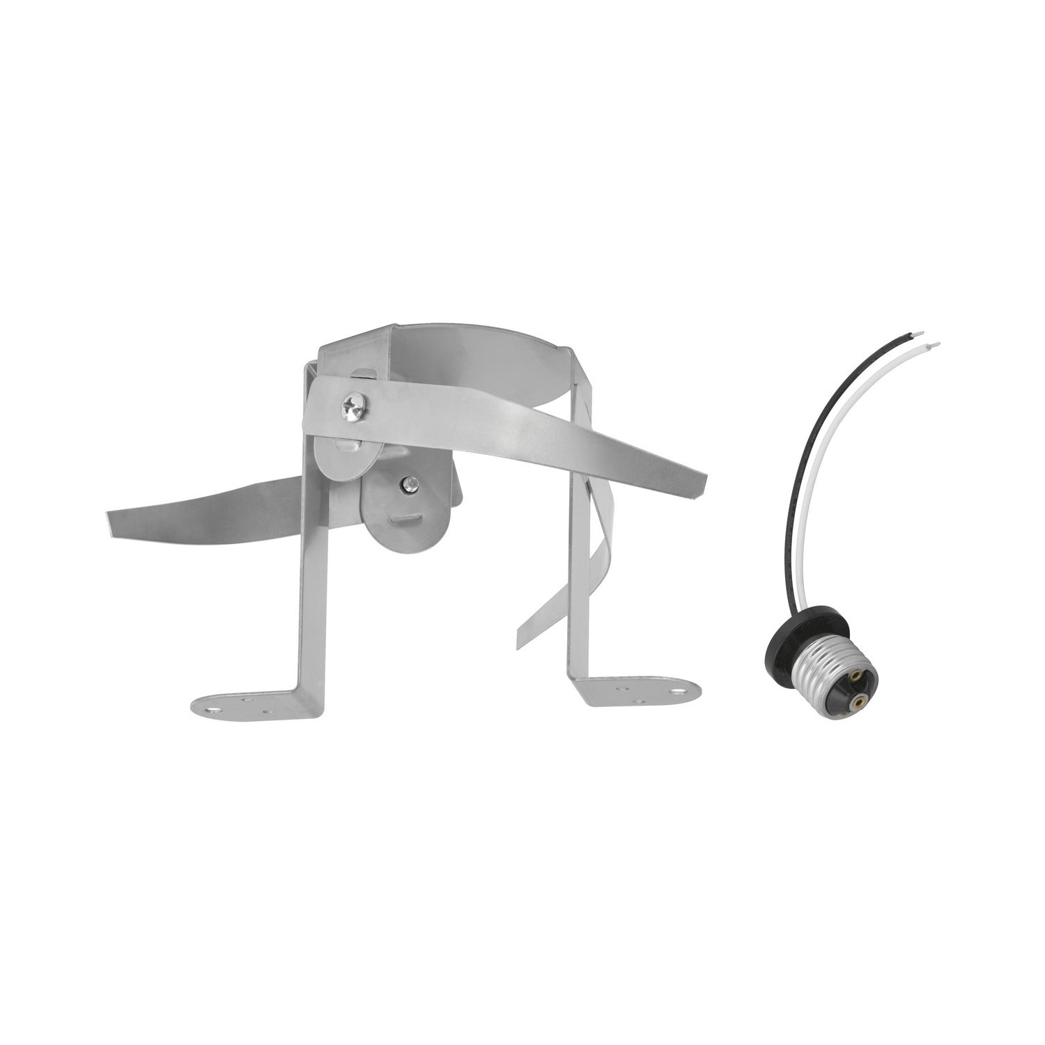 Unfinished Metal Recessed Hardware Kit for LED Surface Mount