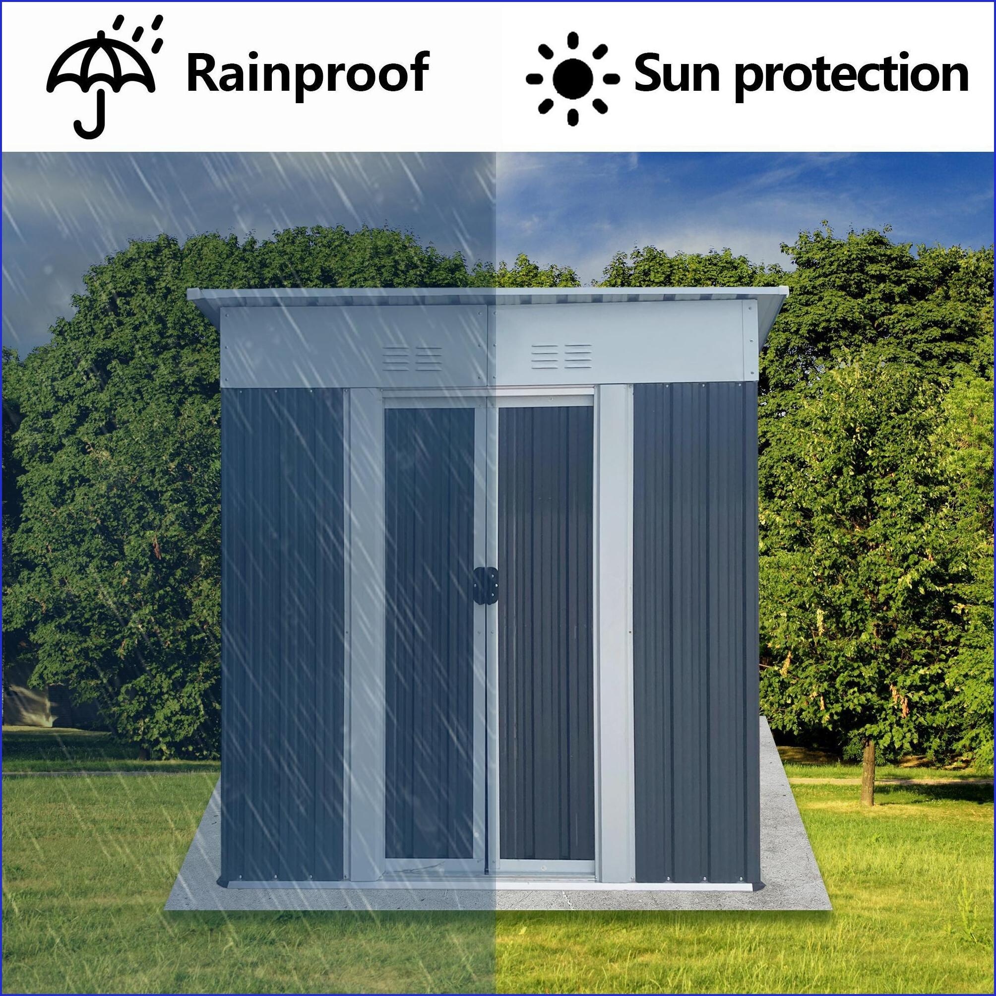 Watnature 32L68AHTCKNR Metal-Storage-Buildings-Sheds - View #4