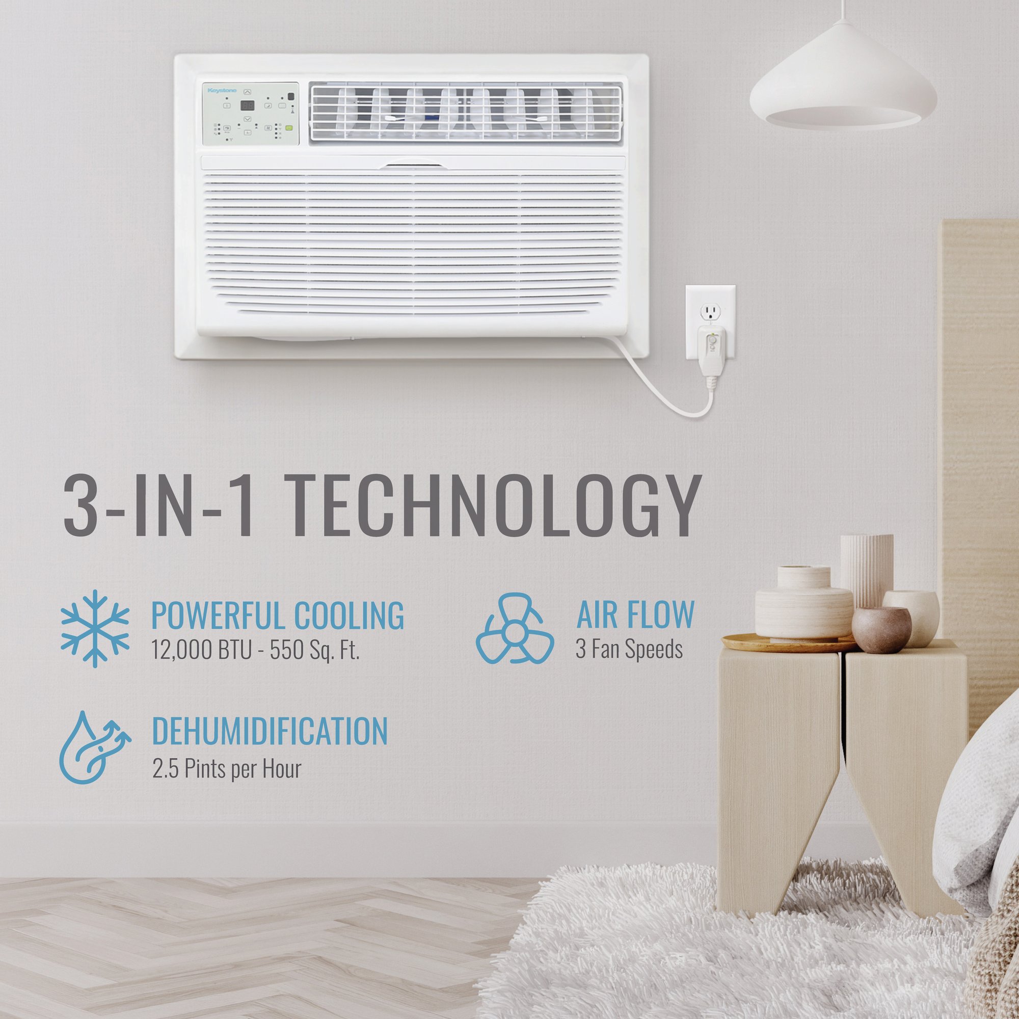 Keystone KSTAT12-2E Wall-Air-Conditioners - View #7