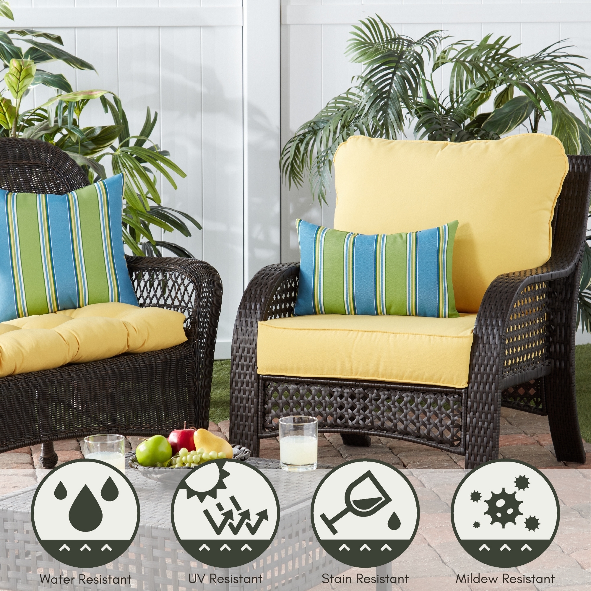 Greendale Home Fashions OC7820-SUNBEAM Patio-Furniture-Cushions - View #6