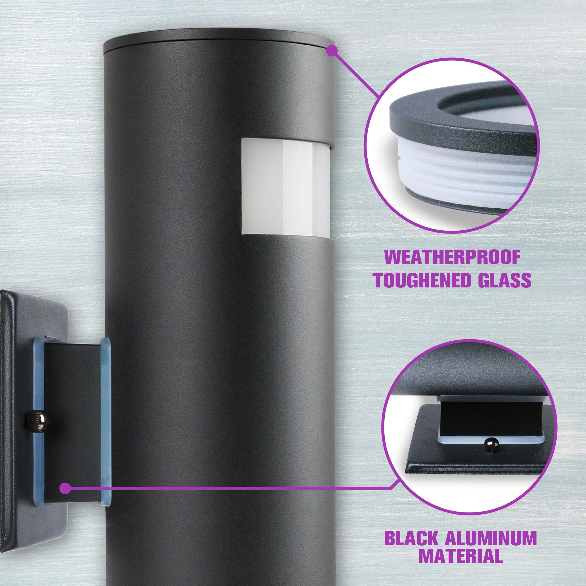 LTMATE LSX001PSQMDBDM Outdoor-Wall-Lighting - View #2