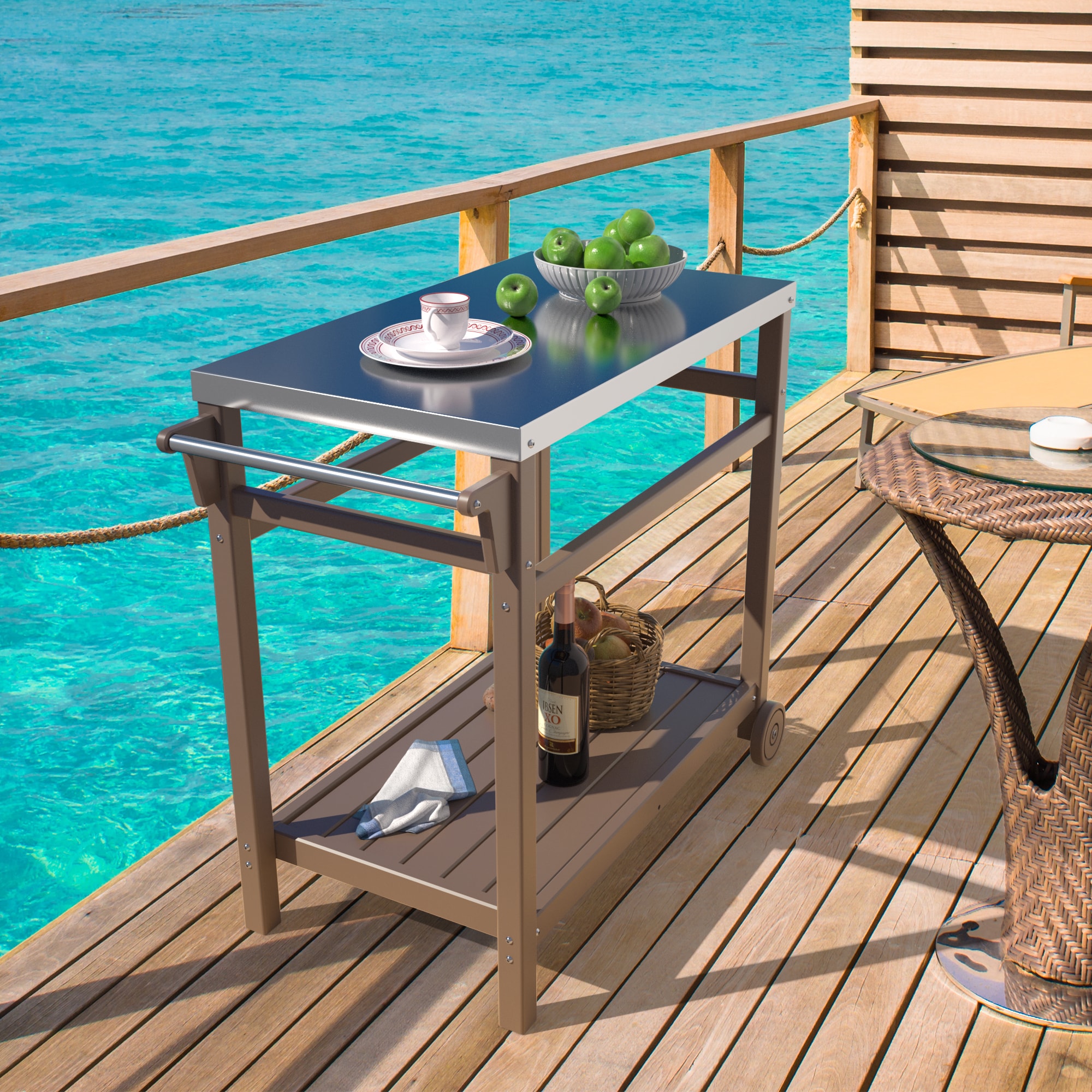 Runesay HBGRIL-14 Grill-Carts-Grill-Stands - View #2