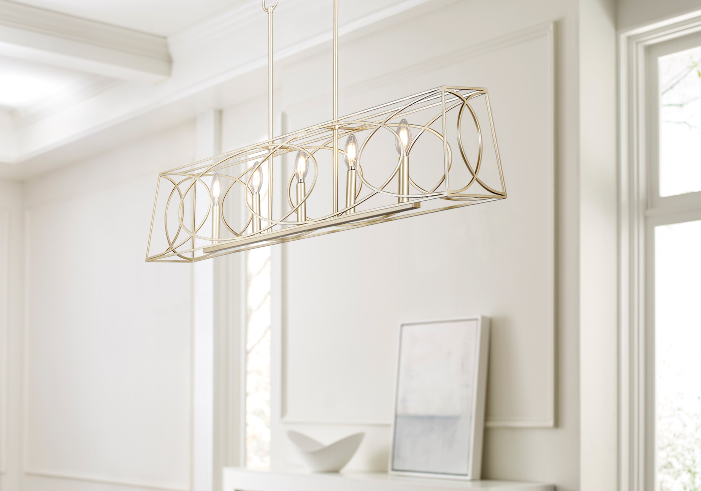 allen + roth KGD0305AX-01 GD Pendant-Lights - View #3