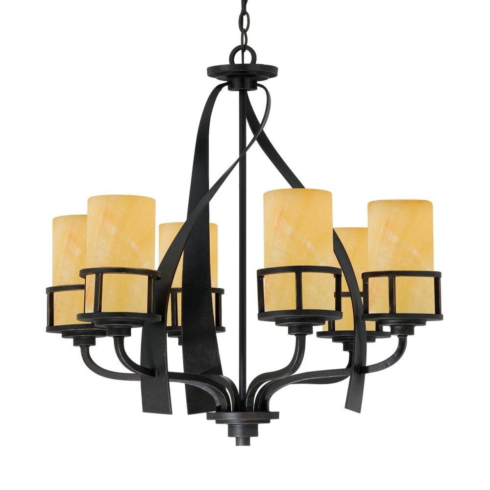 Quoizel KY5006IB Kyle 24-Light Brushed Nickel Transitional Chandelier