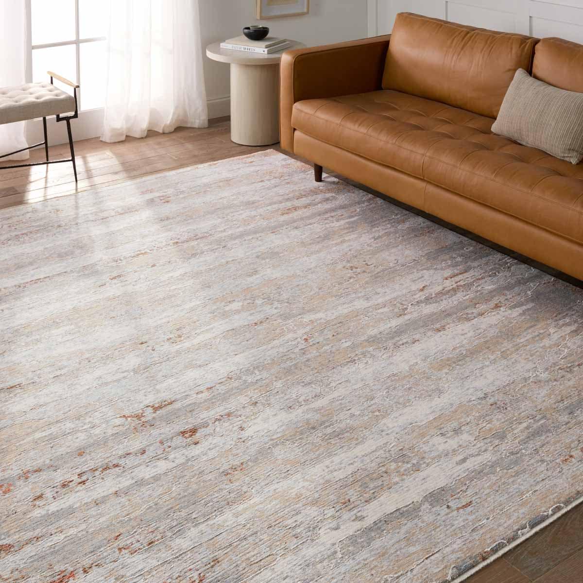 Rio Collection - Beige Abstract Premium Area Rug by Rug and Decor 2x3 Scatter  Rug 